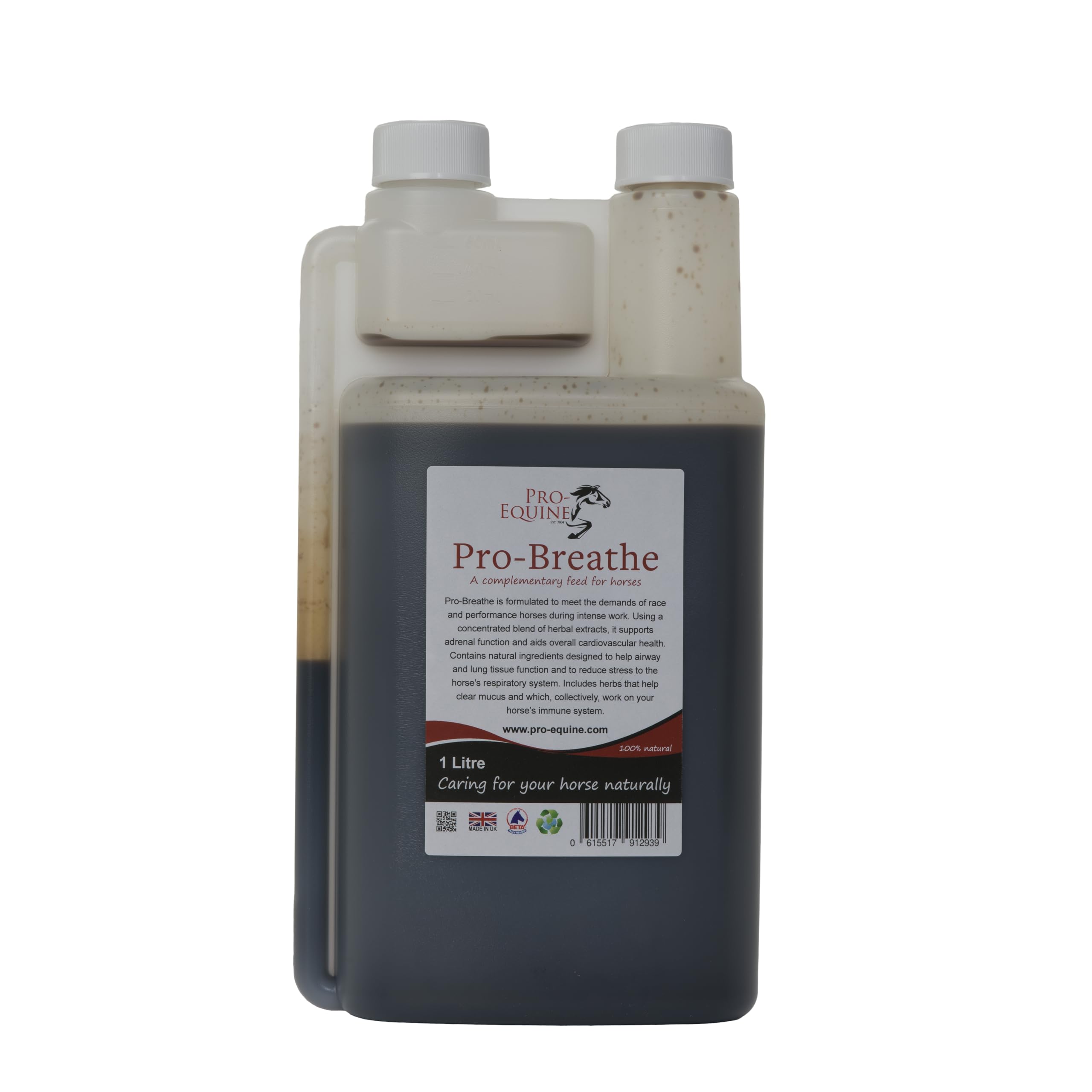 Pro-Equine Pro-Breathe, 1 Litre, Soothing Syrup for Horses