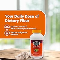 Vista 3 de Berkley Jensen Suplemento diario de cáscara de psyllium (600 unidades), fibra natural para hombres y mujeres, cápsulas de fibra para la salud