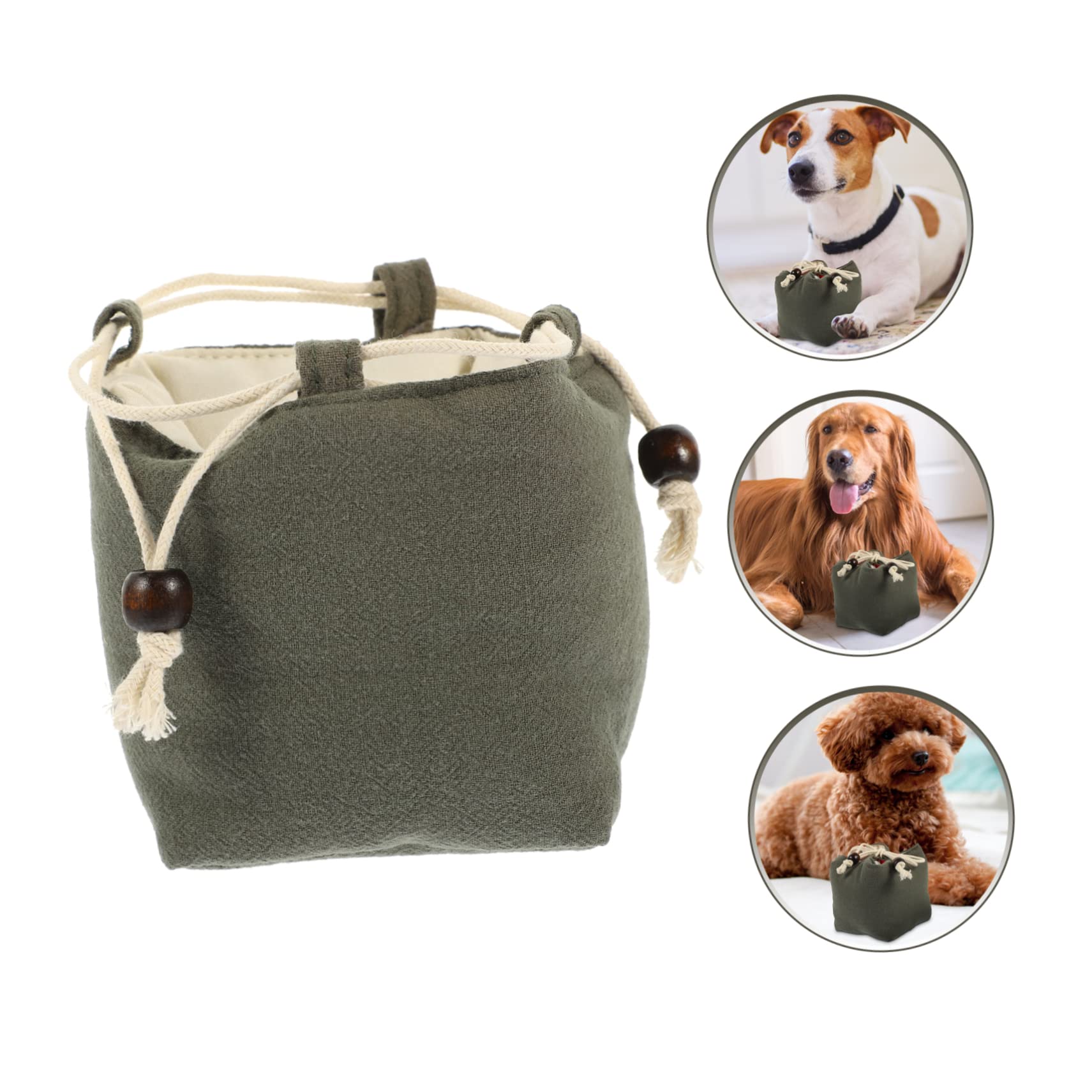 YARNOW 5piezas Bolsa De Entrenamiento para Pouch De Snacks para Adiestramiento Compartimento y Cierre para Paseos y Entrenamientos De