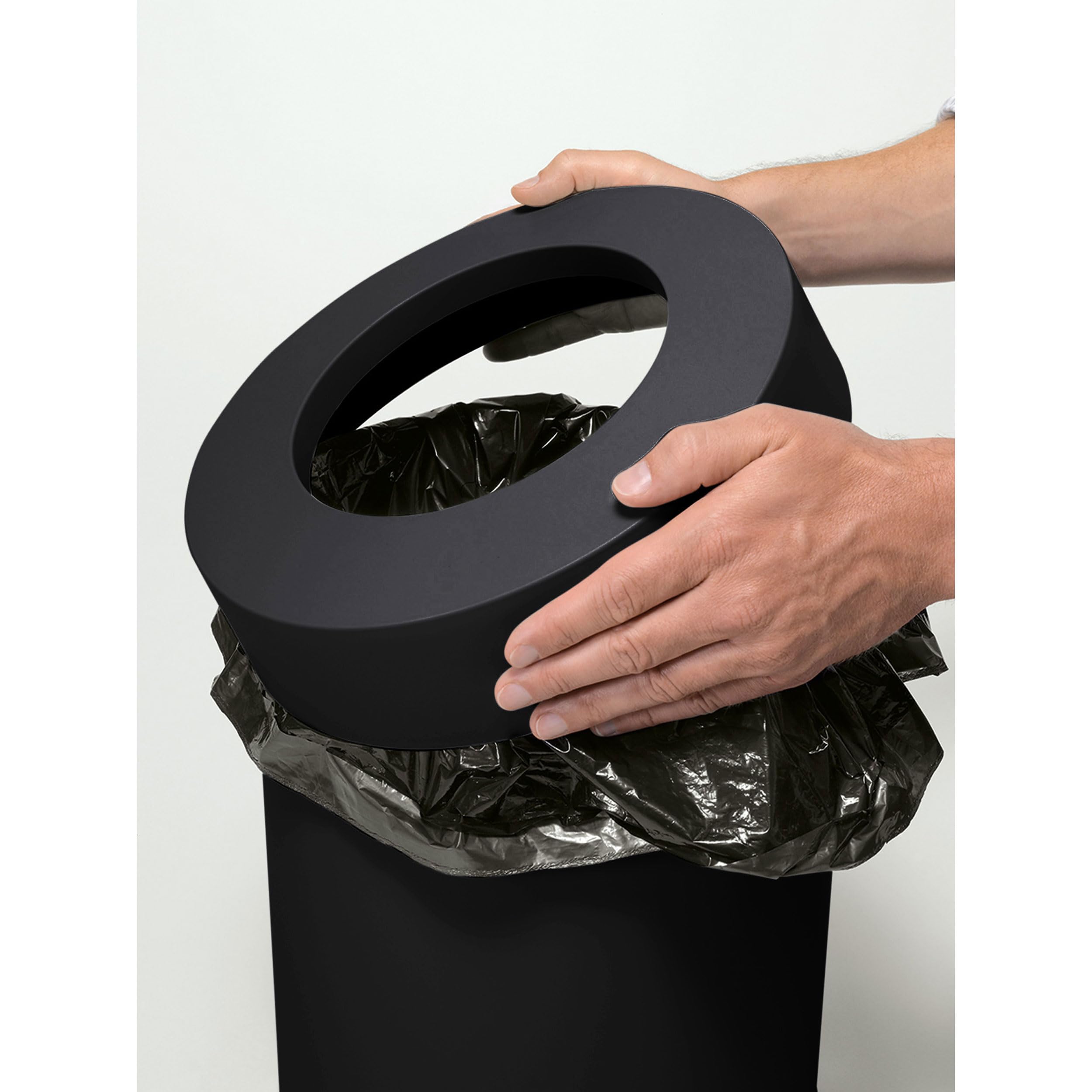 DEPOT4DESIGN Papierkorb Cap MIDI schwarz