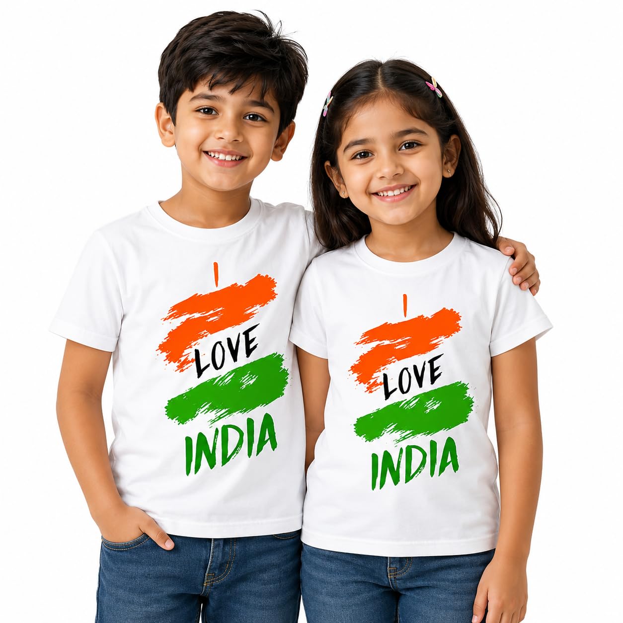 Independence Day T-Shirt Republic Day for Boys and Girls Perfect to Celebrate The National Day White-image-42