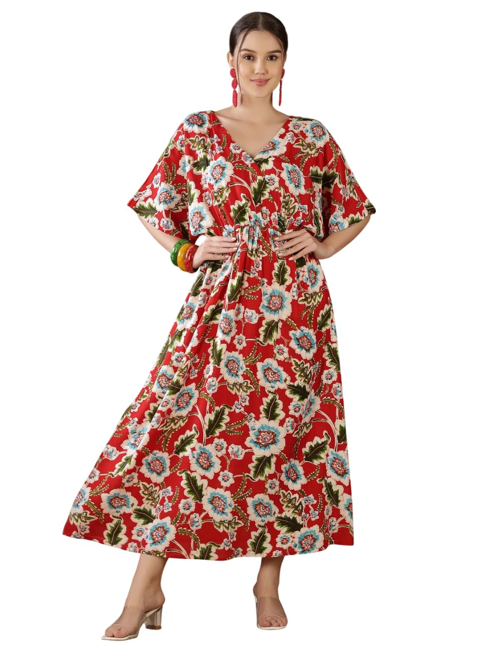 kalphem Elegant & Comfortable Rayon Elastic Dress-picture-7