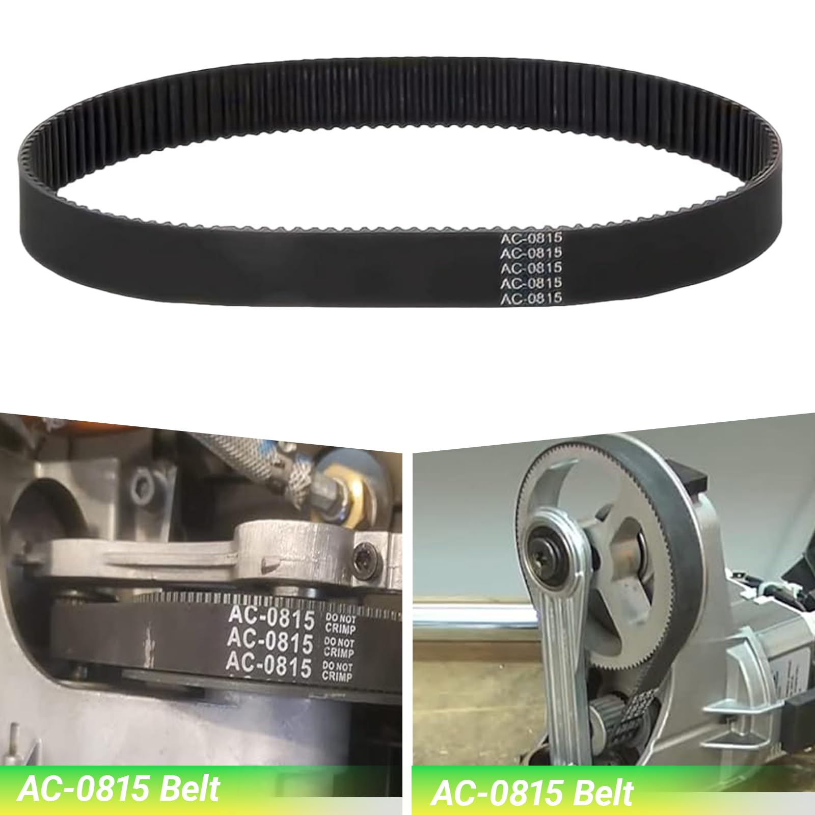 Air Compressor Timing Belt (2-Pack) - Craftsman, DEWALT -5
