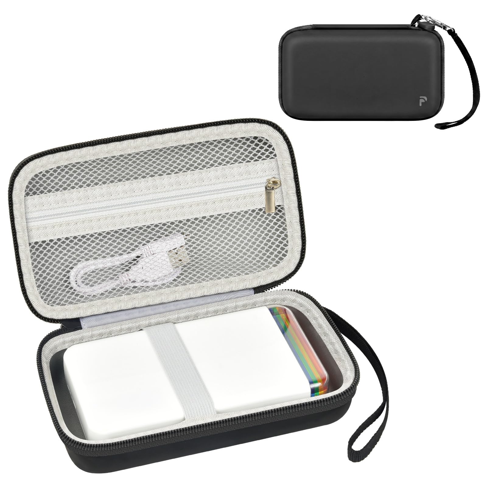 Case Compatible with Polaroid Hi-Print 9046 Bluetooth Connected 2x3 Pocket Photo Printer, Travel Pocket Picture Printer Organizer Holder Bag For Paper Cartridges and More Accessories(Box Only)-image-24