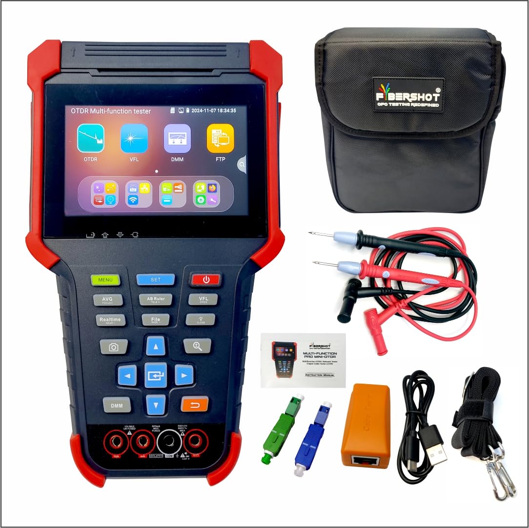 Fibershot PRO MINI OTDR All-in-One Fiber Optic Tester, FTTH, LAN & Network Diagnostic Tool-image-25
