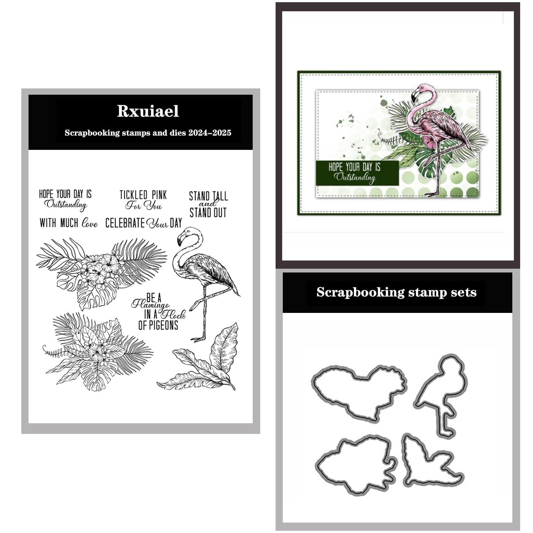 Rxuiael 2025-2026 Stamps and Dies Sets for Card Making, DIY Various Festivals for Autumn,Thanksgiving,Christmas,Halloween,Birthdays Greeting Card