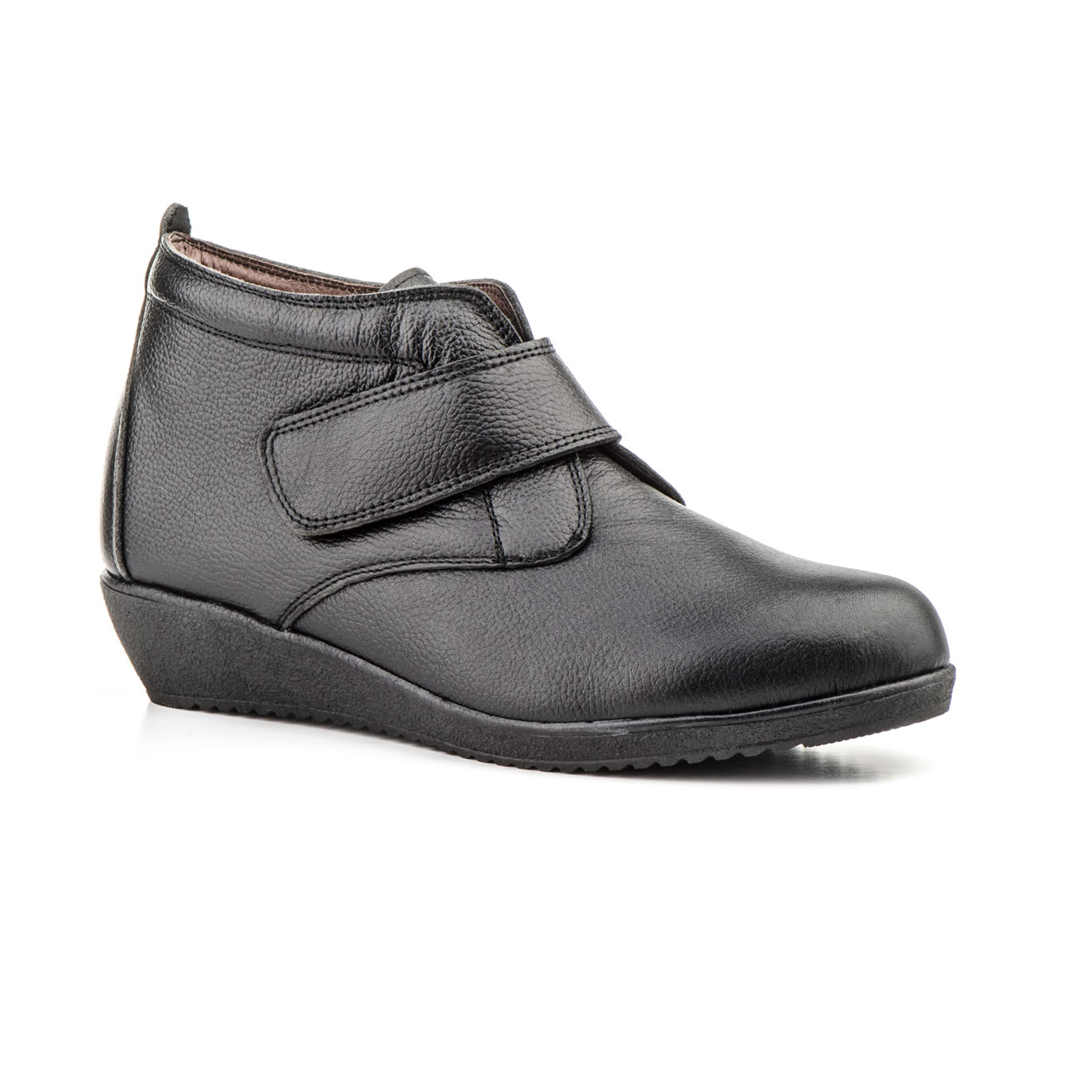 Botines mujer de piel con tacón o plataforma Botín cómodo de invierno | Calzado artesanal de España tipo camperos en ante y cuero Elegantes e informales
