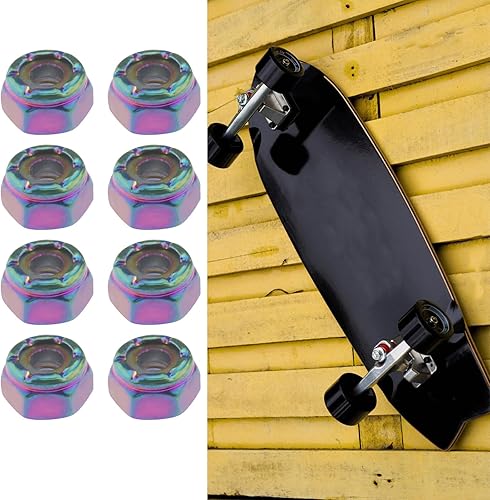 Miniatura 3 de The Lord of the Tools 16 juegos de accesorios para monopatín, tornillos de montaje de cabeza hexagonal, tuercas con llave accesorios para elevador