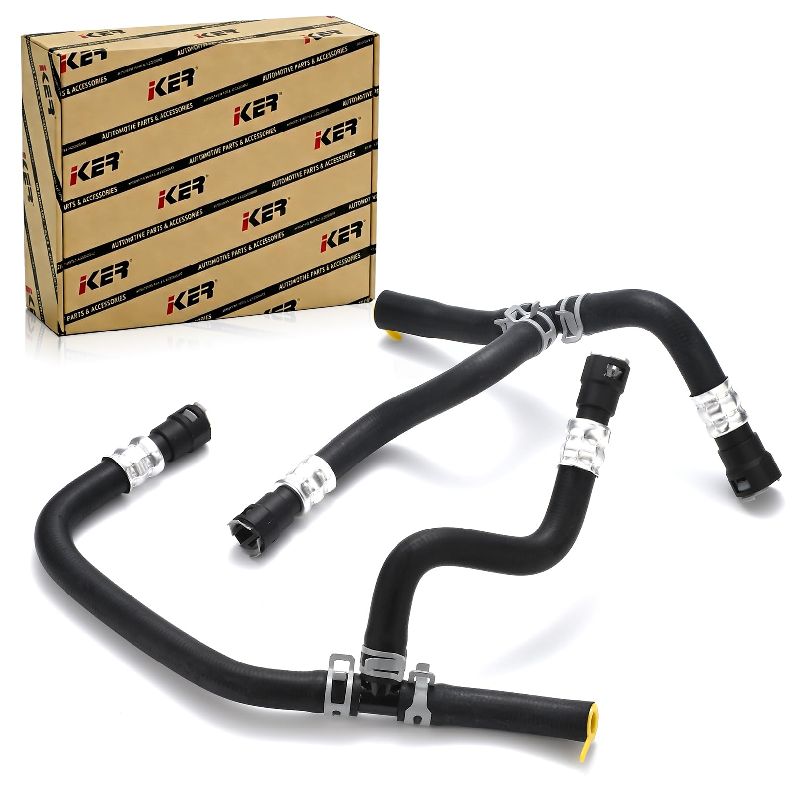 Photo 1 of [Missing One] Engine Heater Hose Set Assembly Compatible with Enclave Acadia Traverse Outlook 2007-2017 Engine Heater Hose Replacement 20765678 25862087 25862088 626-562