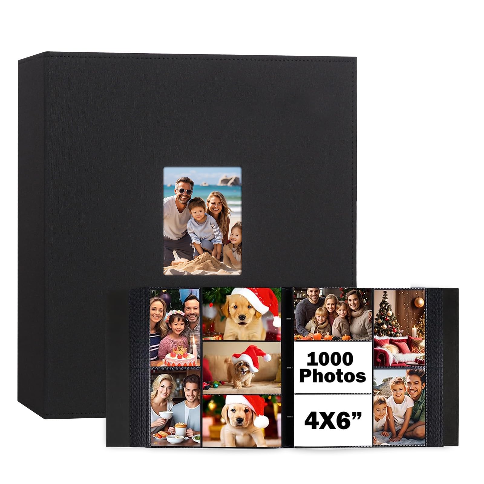 Extra Large Capacity 4x6 Photo Album Holds 1000 Photos