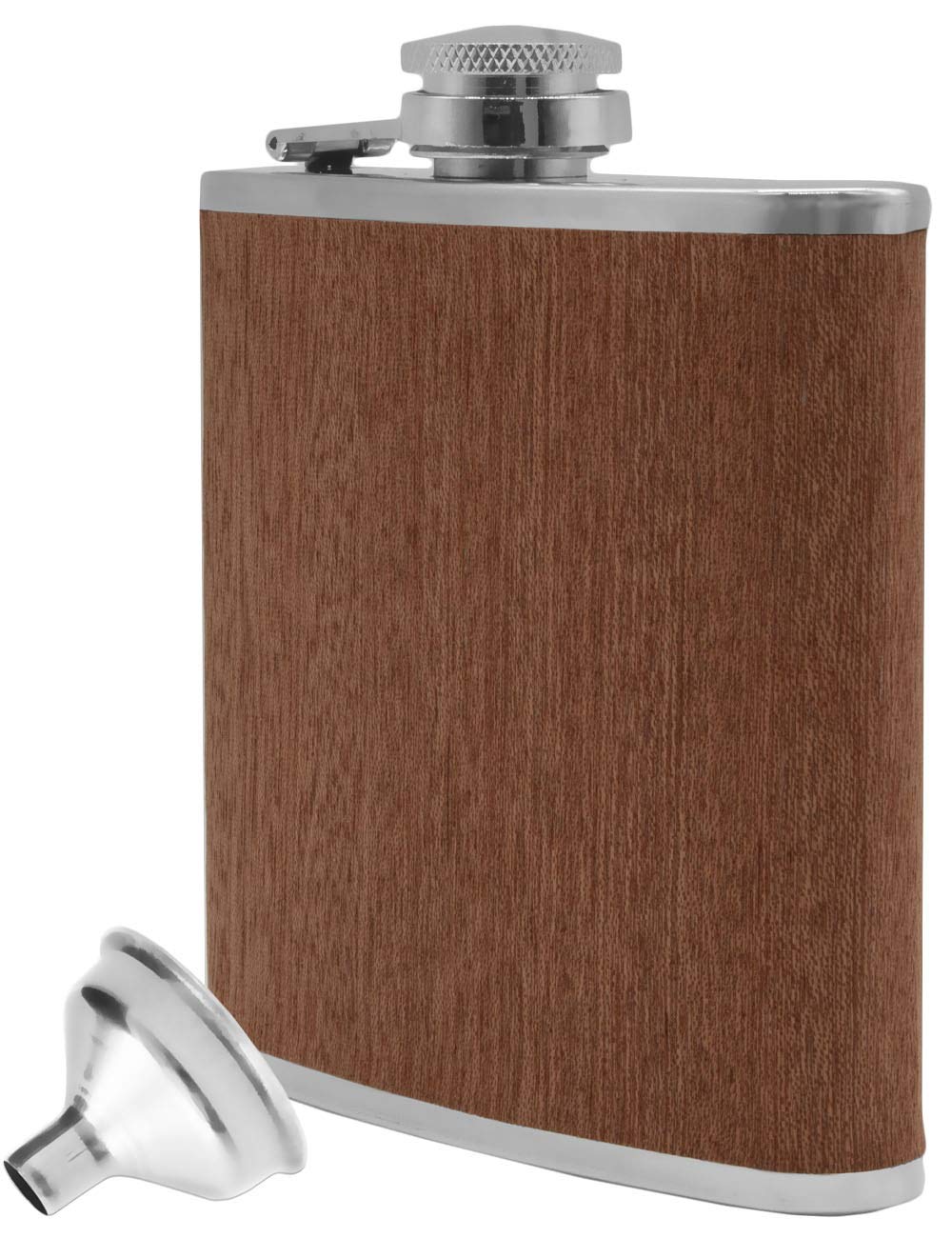 Flasque Outdoor Saxx – Bouteille En Bois Érable – Acier Inoxydable 260 Ml – Idée Cadeau Nature