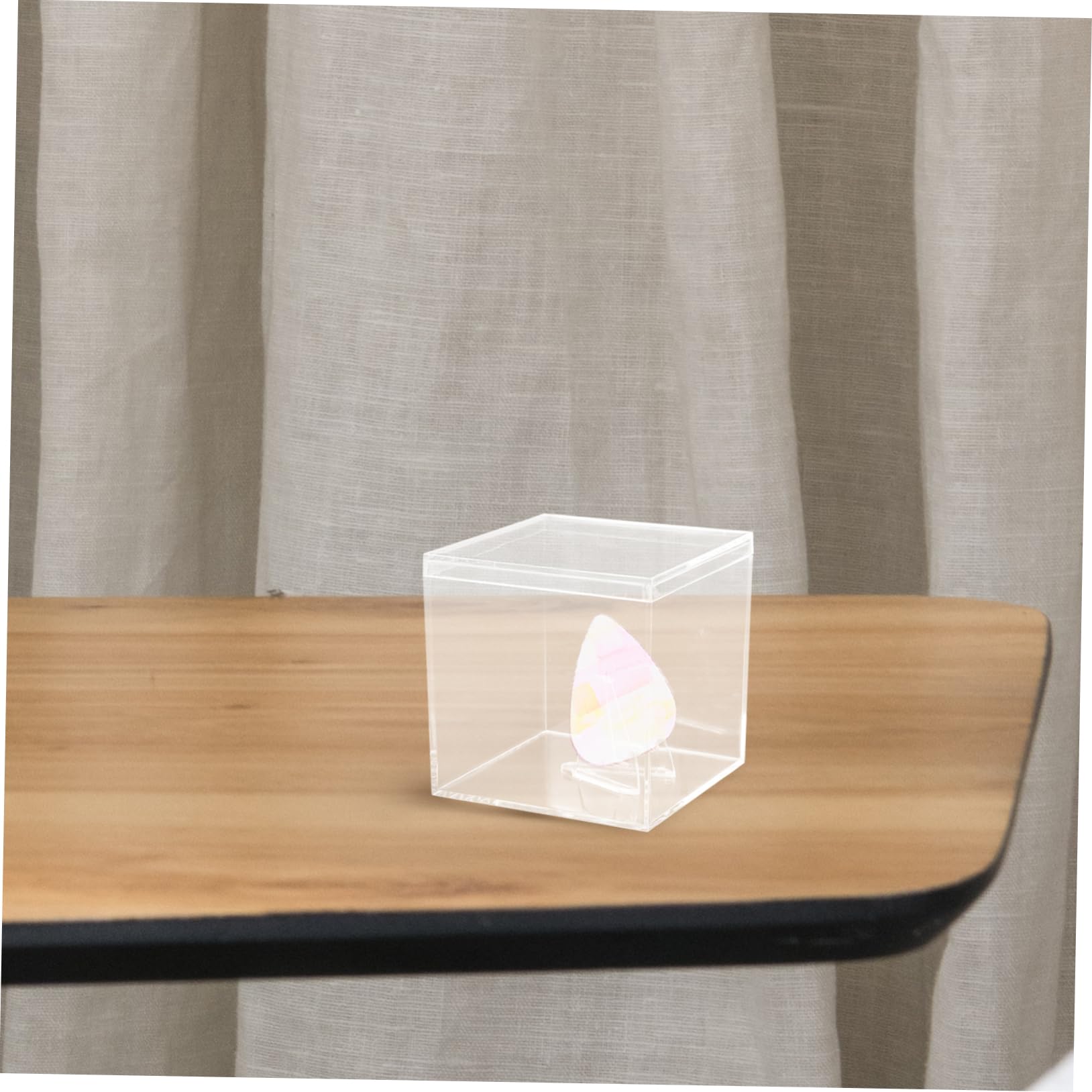VICASKY 4 unidades de soporte para púas de guitarra, soporte para púas de guitarra, soporte para púas de guitarra, organizador de almacenamiento acrílico transparente