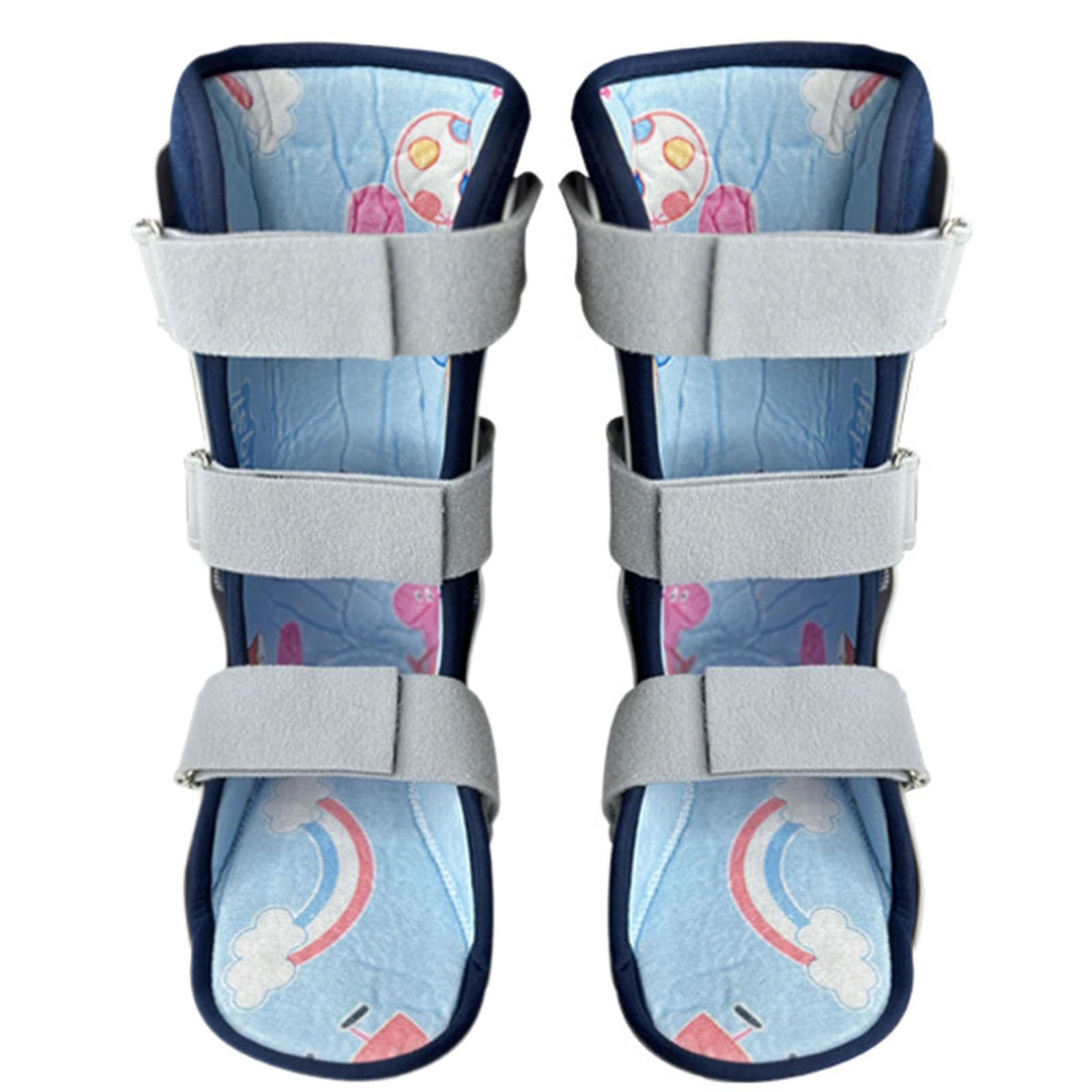 SFKLYU Órtesis Tobillo y Pie para Niños AFO, Férula para Pie Caído Pediátrica, Soporte Ortopédico Pie Caído para Dormir, Férula para Caminar de Noche para Tobillo y Pie Niño Pequeño,A,L