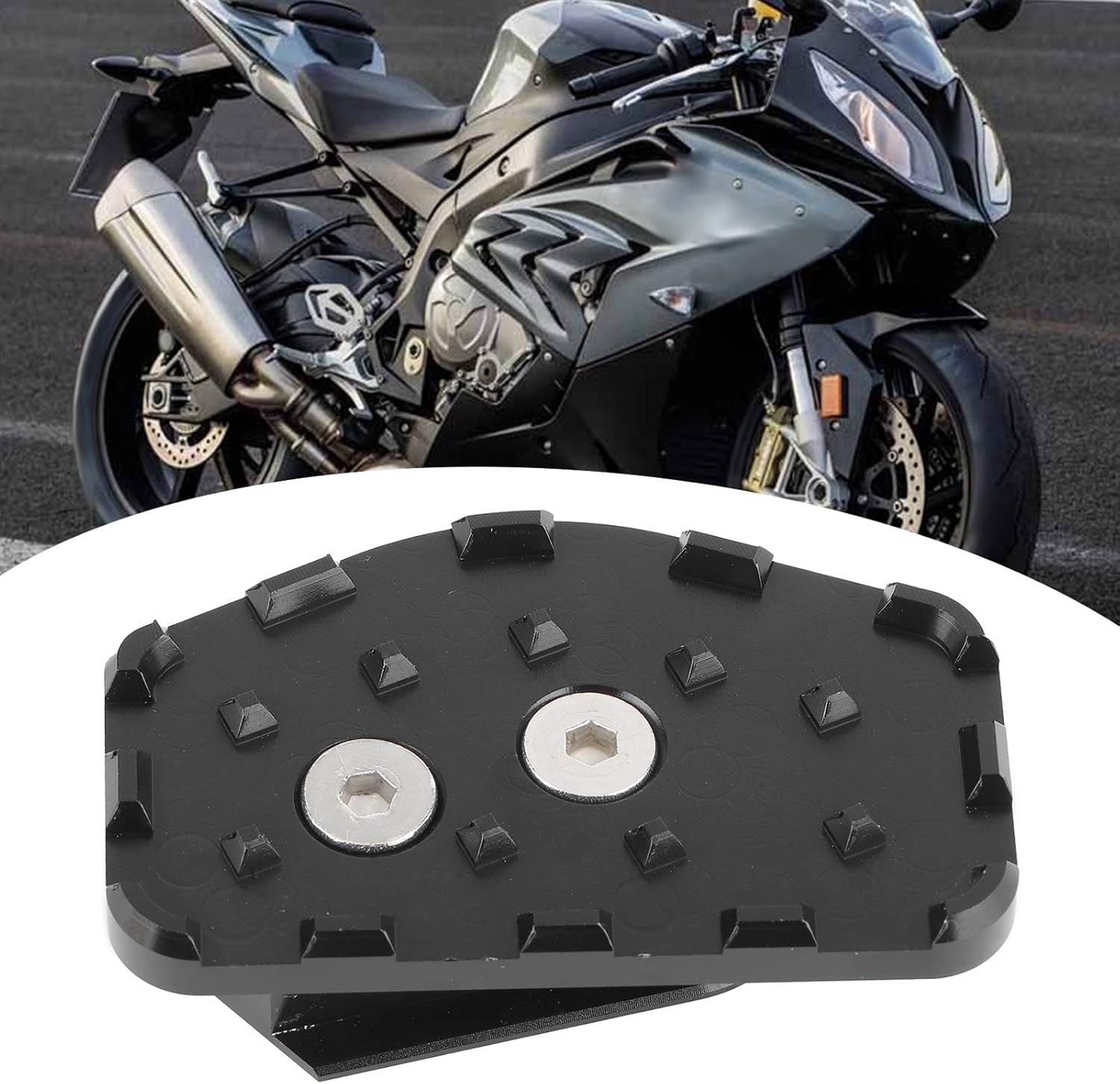 Brake Pedal Rear Foot Brake Lever Peg Pad, Rear Brake Lever Pedal Extension Enlarge Pad CNC Aluminum Alloy for G310gs G310r 2017-2020