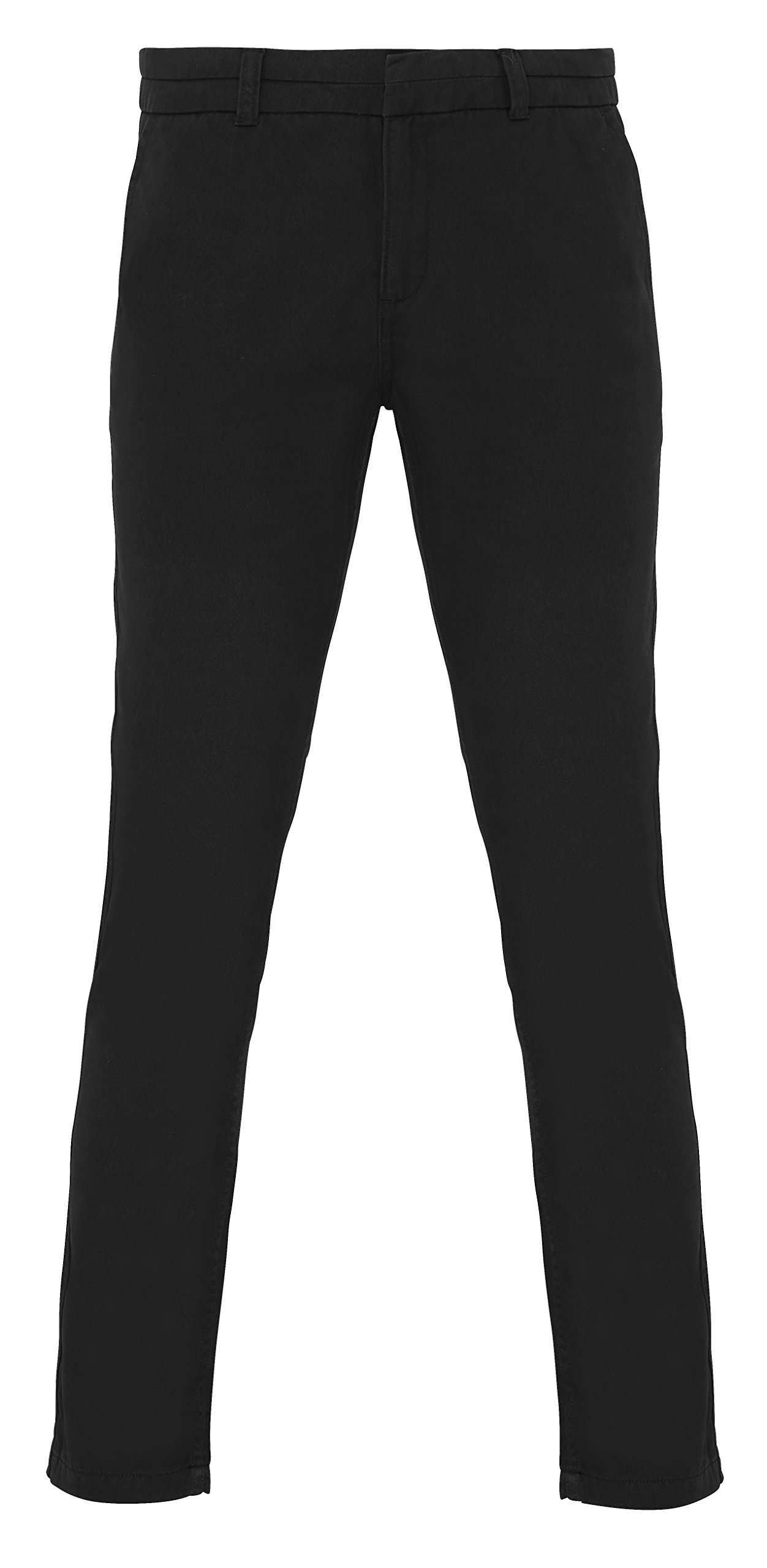 Asquith And Fox Women's Black Asquith & Fox Classic Fit Chinos (Small 10 (26"), )