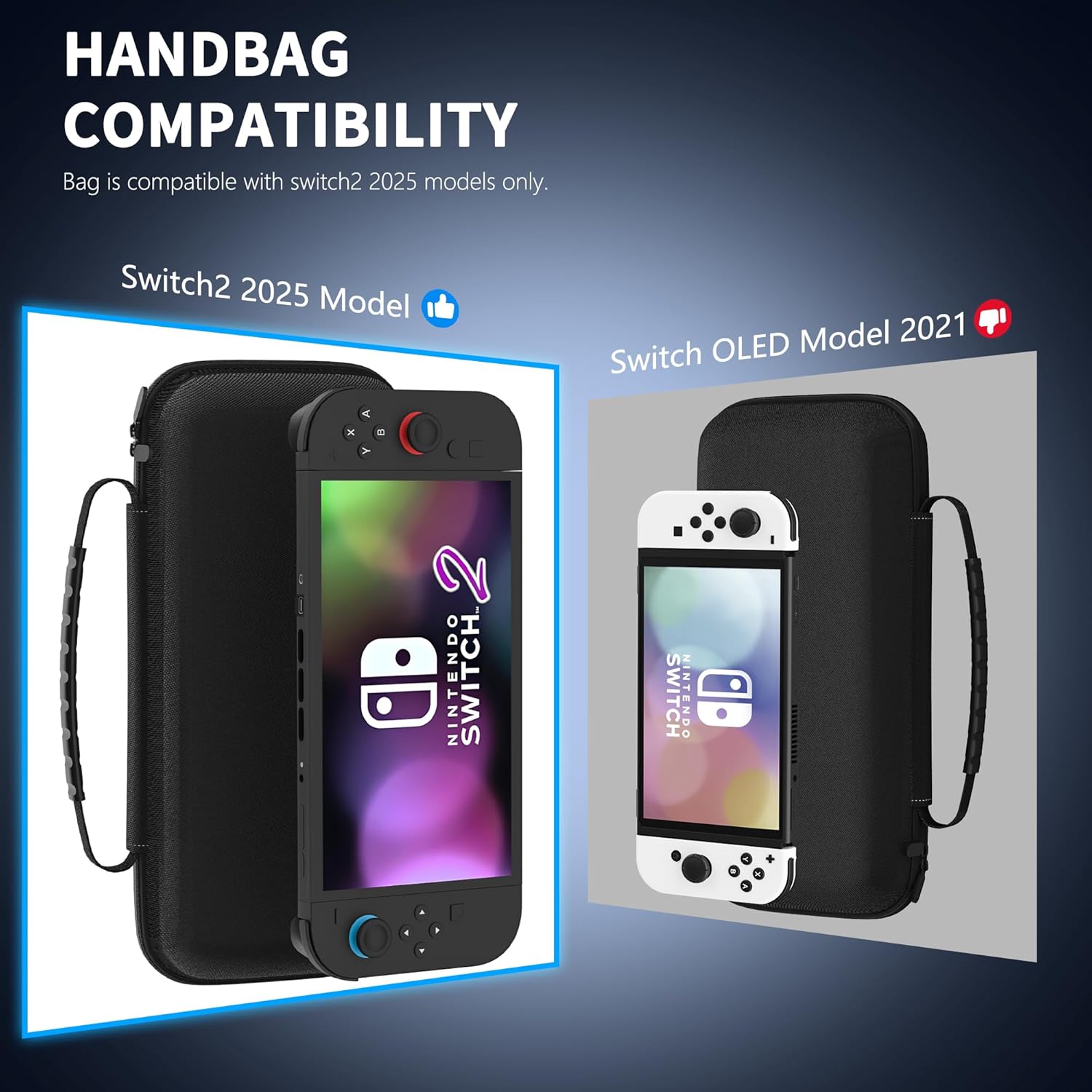 FANPL Case for Nintendo Switch 2 (2025) Accessories, Portable Hard Travel Cover with 10 Game Card Slots - Image 6