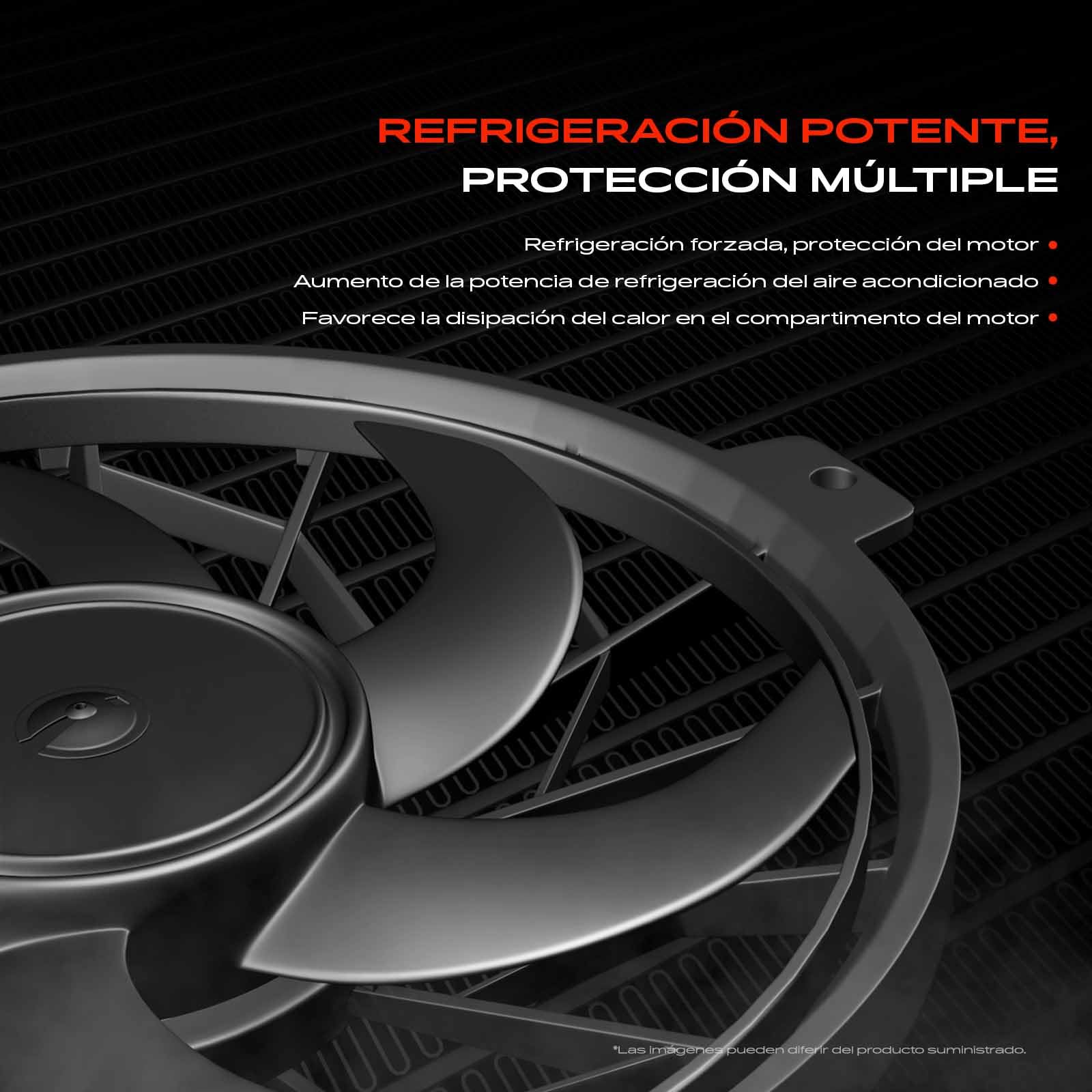 Frankberg Ventilador refrigeración del motor ventilador del radiador