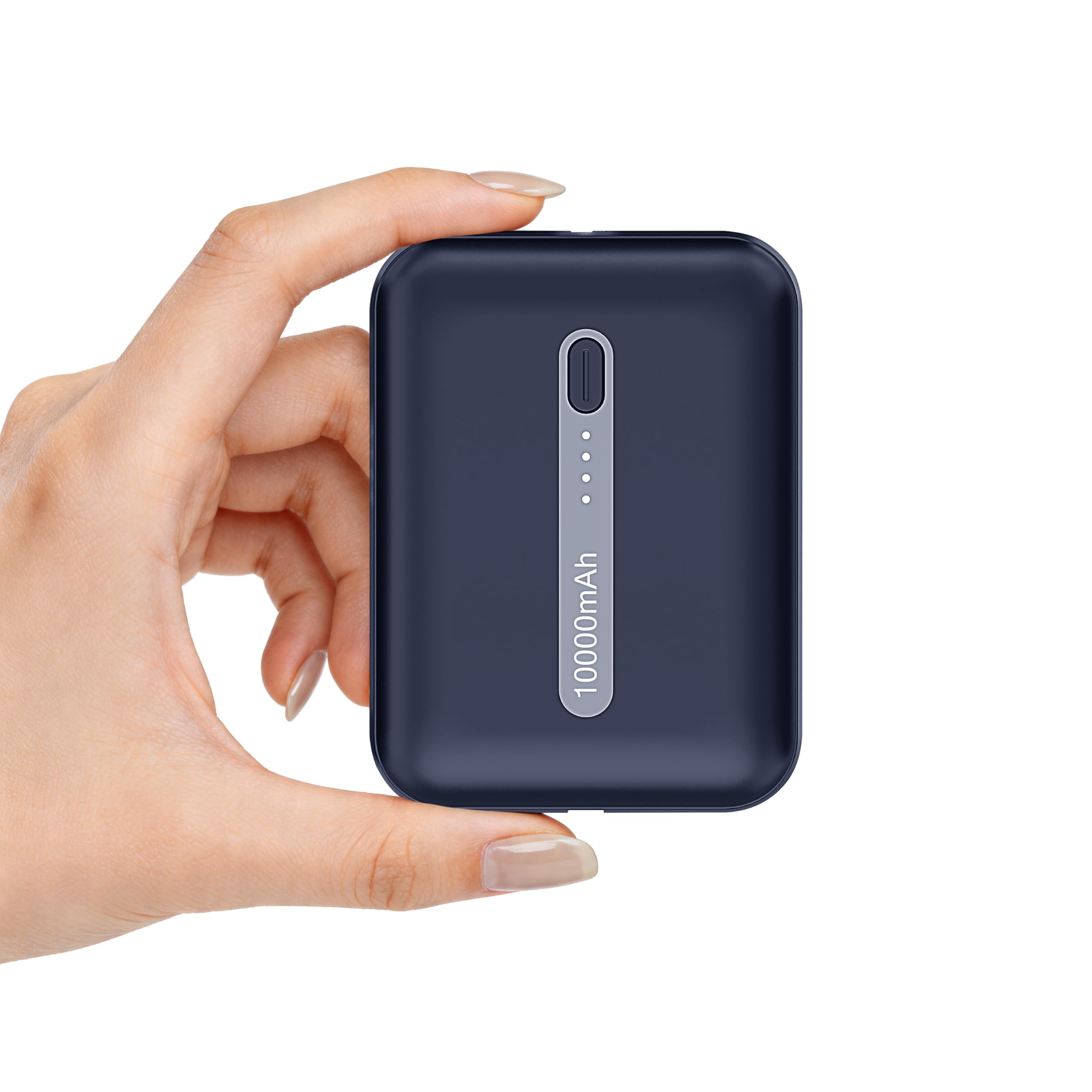 Muvtech Zip 10 Power Bank, Type-C, Fast Charging,10000mAh, 22.5W, Lithium-ion, Compact Power Bank with Led Indicators (Blue)-picture-26
