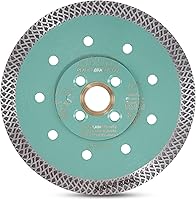 Vista 12 de PEARL ABRASIVE CO. Hoja de porcelana turbo de malla fina P4 de 4" 5/8"-20mm-7/8 con 4 agujeros