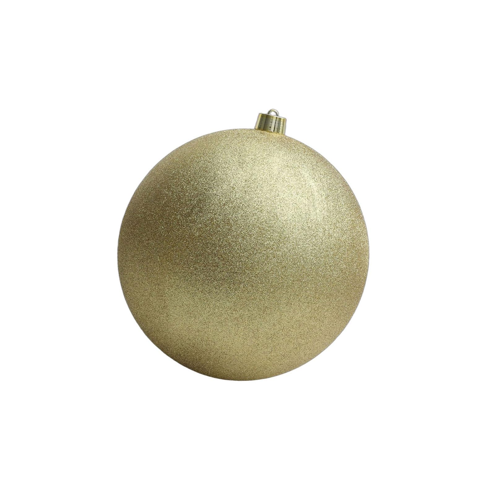 carotoe Glittering Gold Sequins Christmas Tree Ball Decoration Shatterproof Christmas Baubles Ornament for Door Tree Wreath Mantels Baubles
