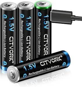 Blomiky 2 Batterie Ricaricabili Li-ion 7.4V 1300mAh Con Spina SM3P E Cavo USB - Per Huina 1575, DEERC DE60, Auto RC - 3
