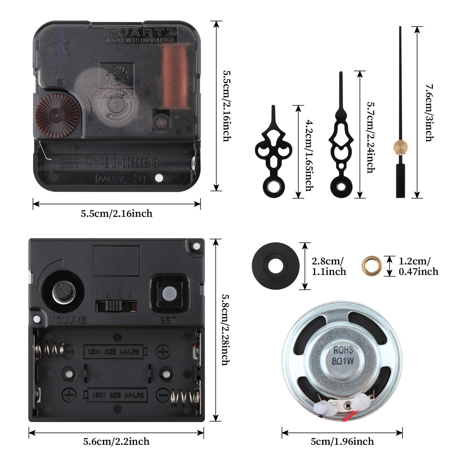 Amazon.co.jp: Generic DIY振り子時計ムーブメントメカニズムキット
