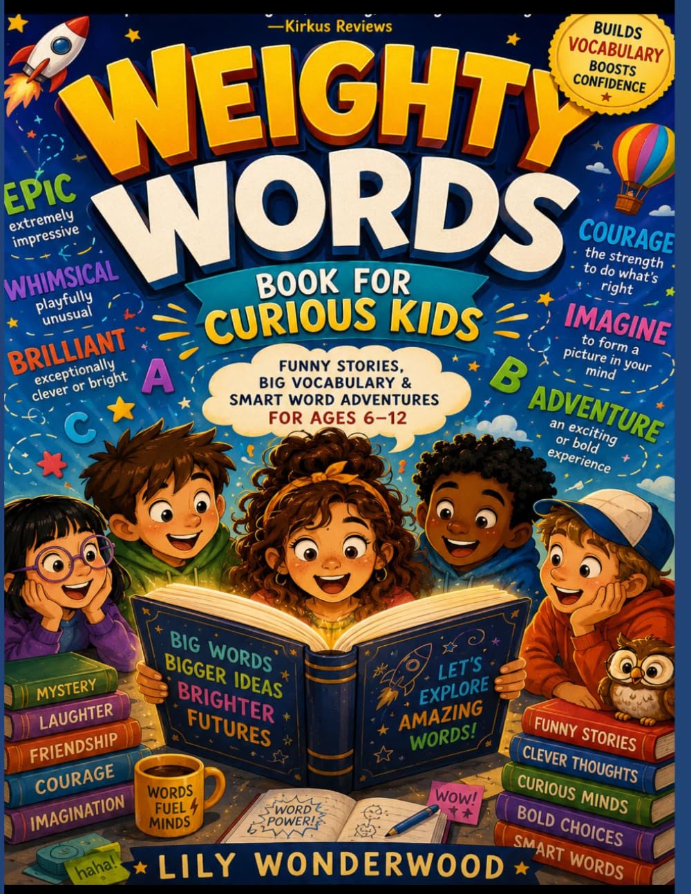 Weighty Words Book for Curious Kids: Funny Stories, Big Vocabulary & Smart Word Adventures for Ages 6-12