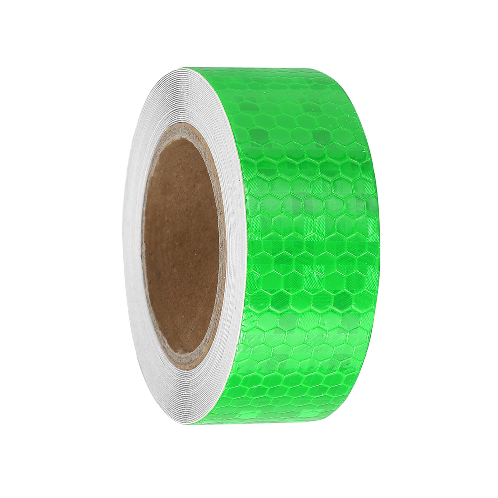 sourcing map Reflective Tape, 1 Inch x 82 ft Self-Adhesive Trailer Reflector Tape Waterproof Warning Safety Sticker High Visibility Night Reflectors, Green