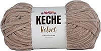 Vista 73 de Hilo de terciopelo Keche para crochet, suave chenilla voluminosa para bebé, manta Amigurumi, 100 gr (121 m) - Blanco
