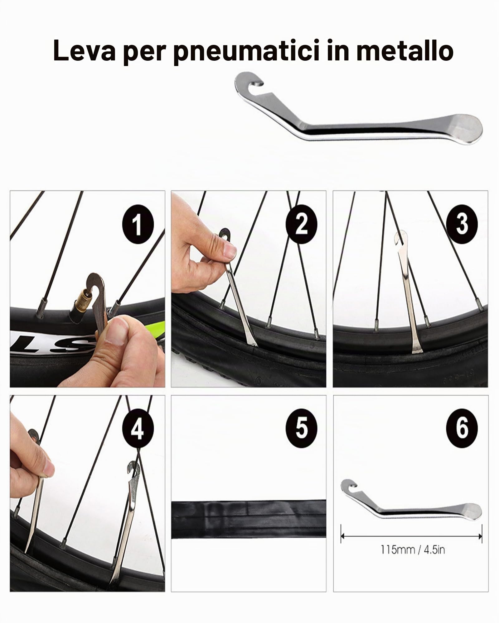 Set di riparazione per bicicletta da viaggio: set di strumenti per la riparazione della bicicletta con multifunzione 16 in 1, borsa per la riparazione della bicicletta e pompa per bicicletta per