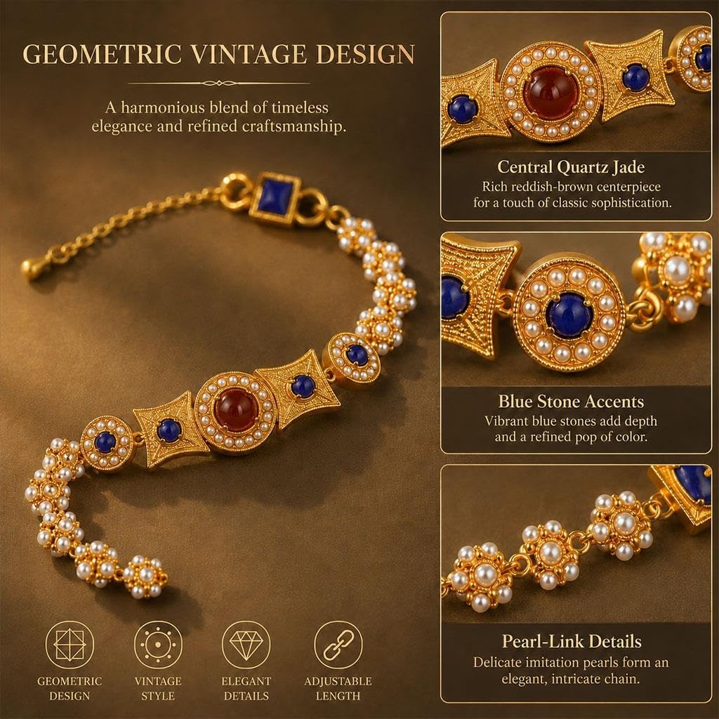 Bracciale Vintage Ispirato Alla Cina, Gioiello Regolabile