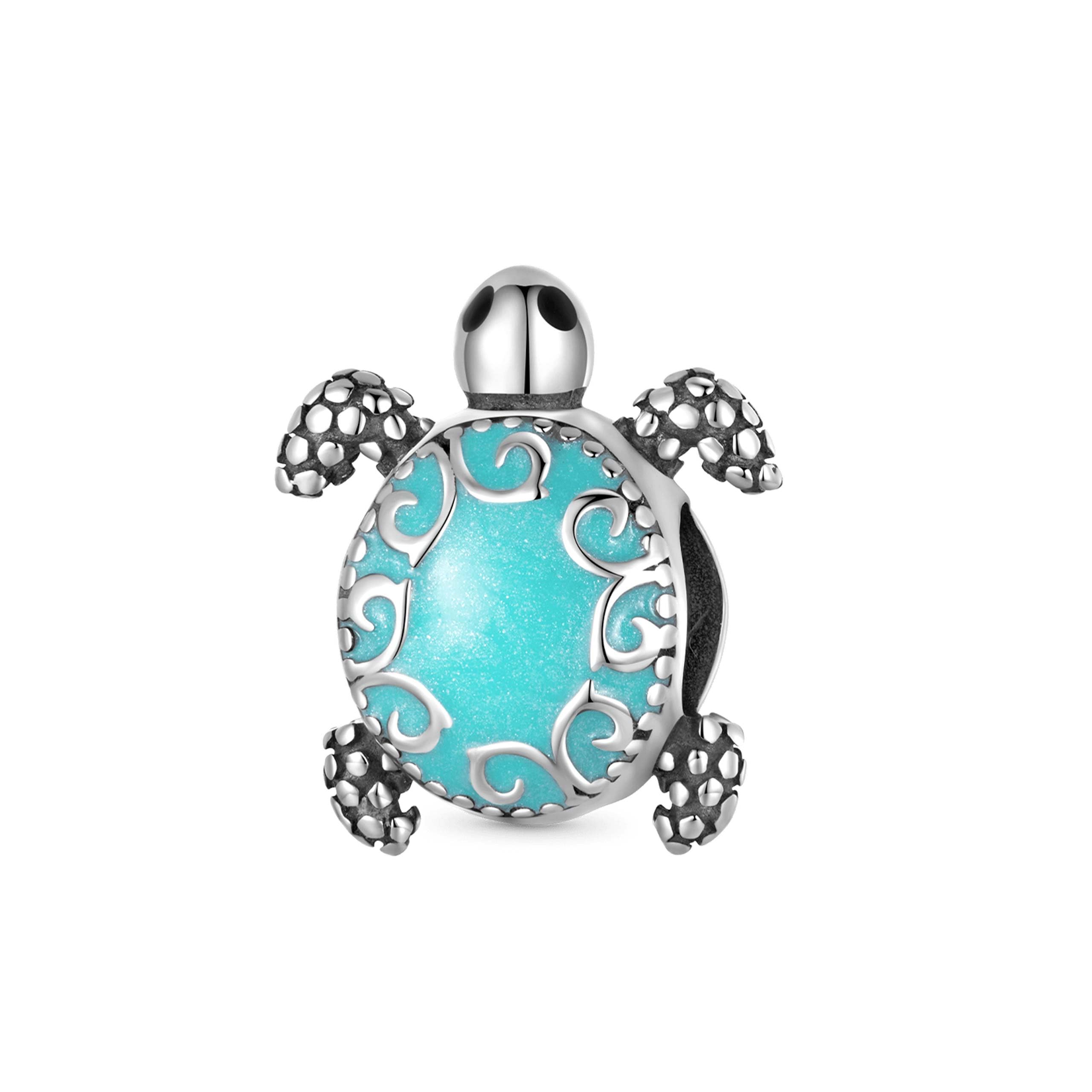 GNOCE Ocean World Sea Life Charms for Bracelets, 925 Sterling Silver Cute Animal Pendant Dangle Charm Bead Fit Bracelets &amp; Necklaces, Hand-Finished Keepsake Jewelry Gift for Women