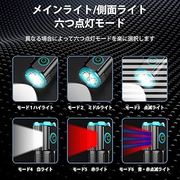 Amazon.co.jp: Qosea LED懐中電灯 LEDライト ハンディライト