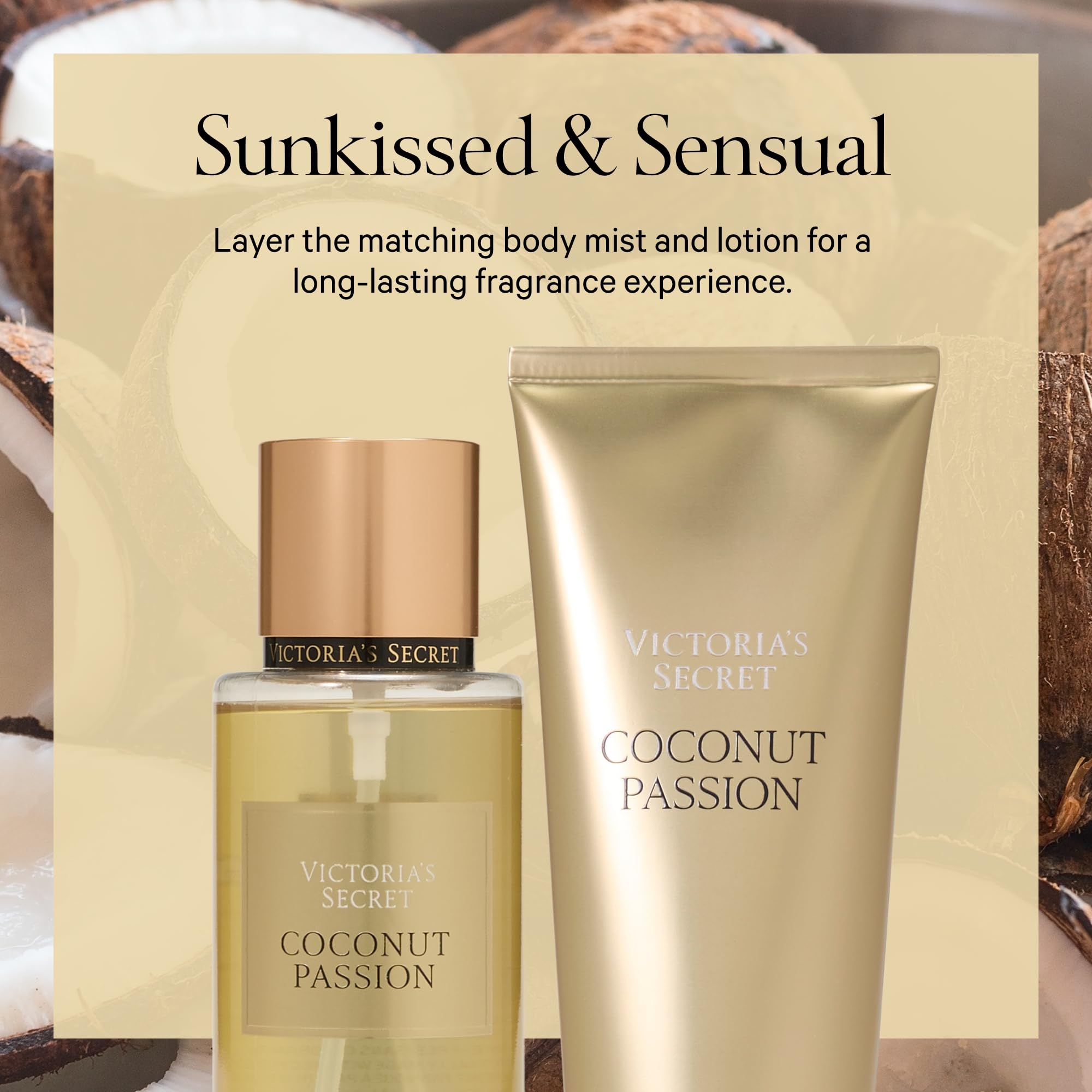 Amazon.com : Victoria's Secret Coconut Passion Mist & Lotion Set