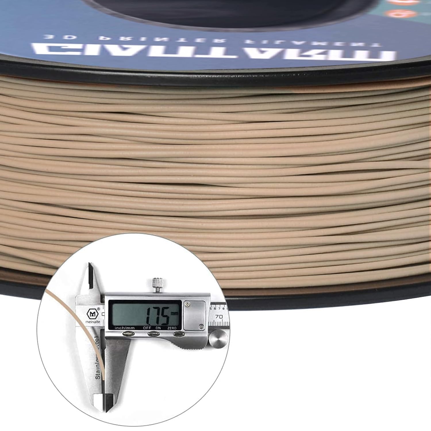 Filamento GIANTARM PLA 1,75 mm per stampante 3D 1 kg, legno