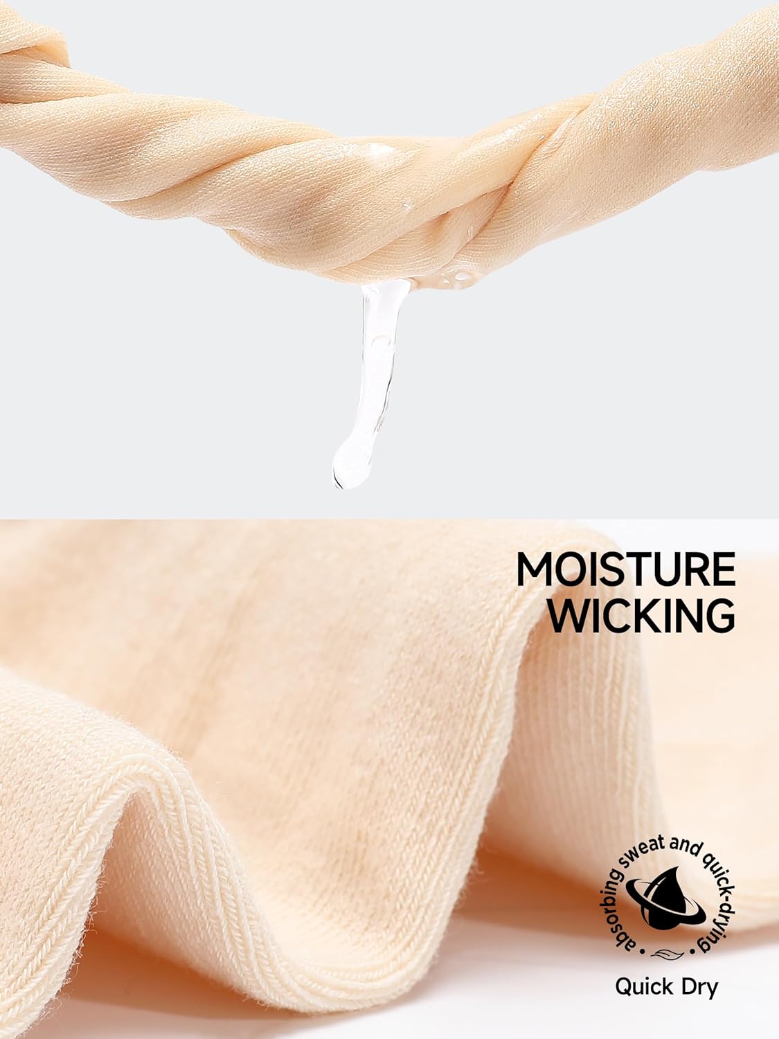 Mens Lightweight Dress Socks Combed Cotton Quick Dry Anti Odor Size 8-13 Dress Socks for Men - Image 4