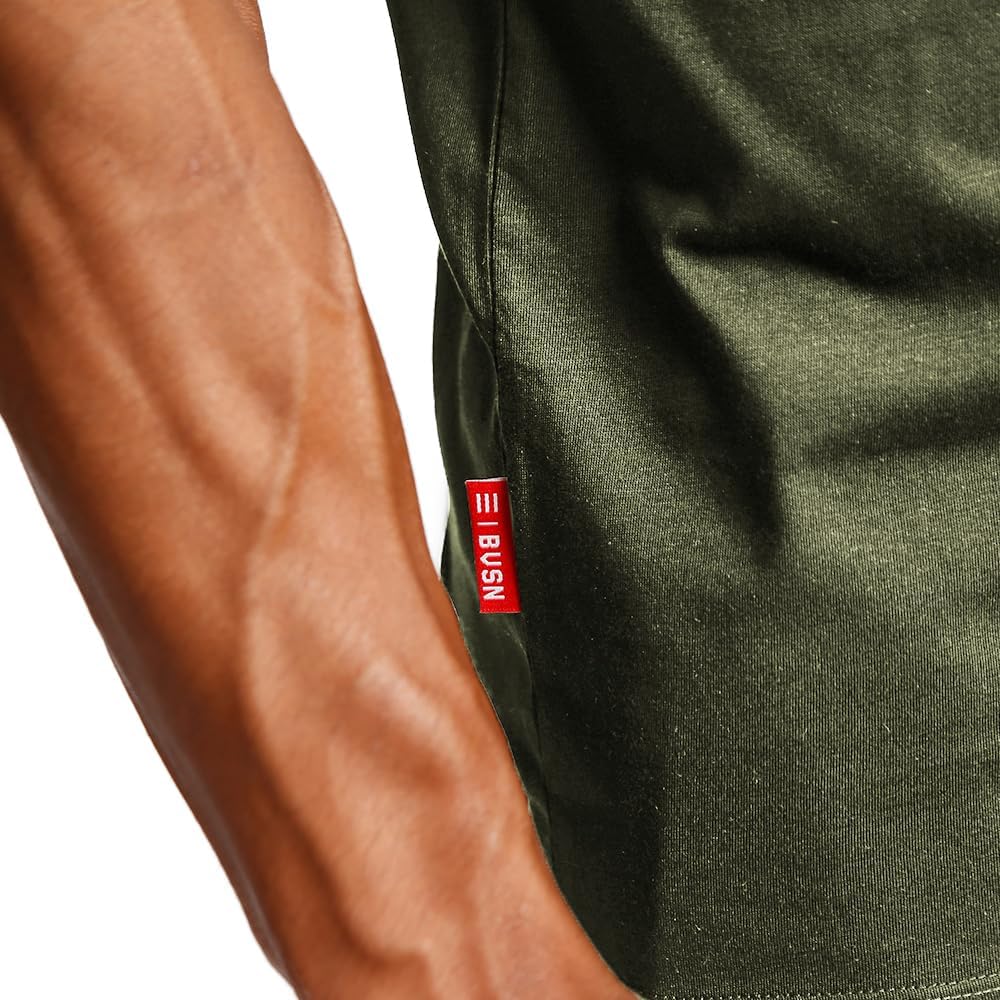 Casual Short Sleeve Crew Neck Classic Wicking Breathable Fitness Muscle Athletic T Shirts Mens - Image 6