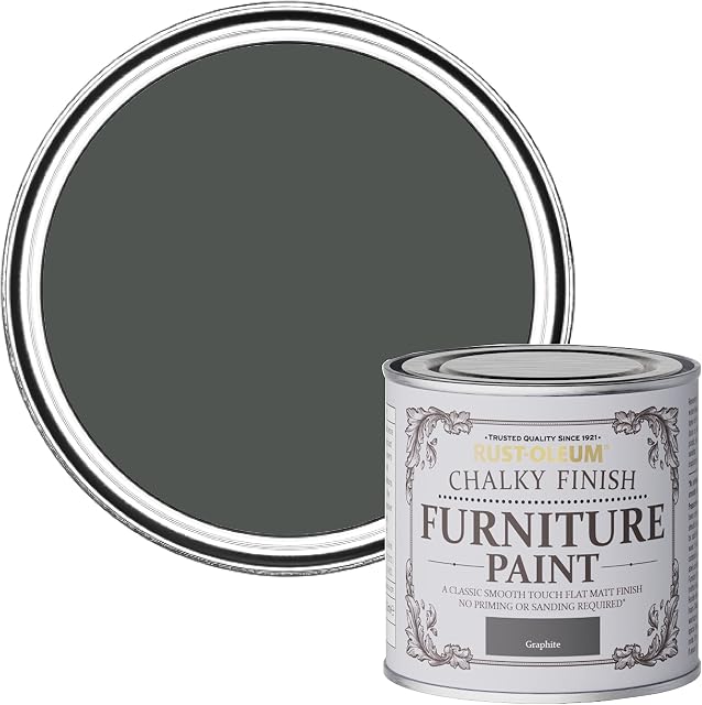Rust-Oleum AMZ0035 Chalky Furniture Paint Graphite 125ml