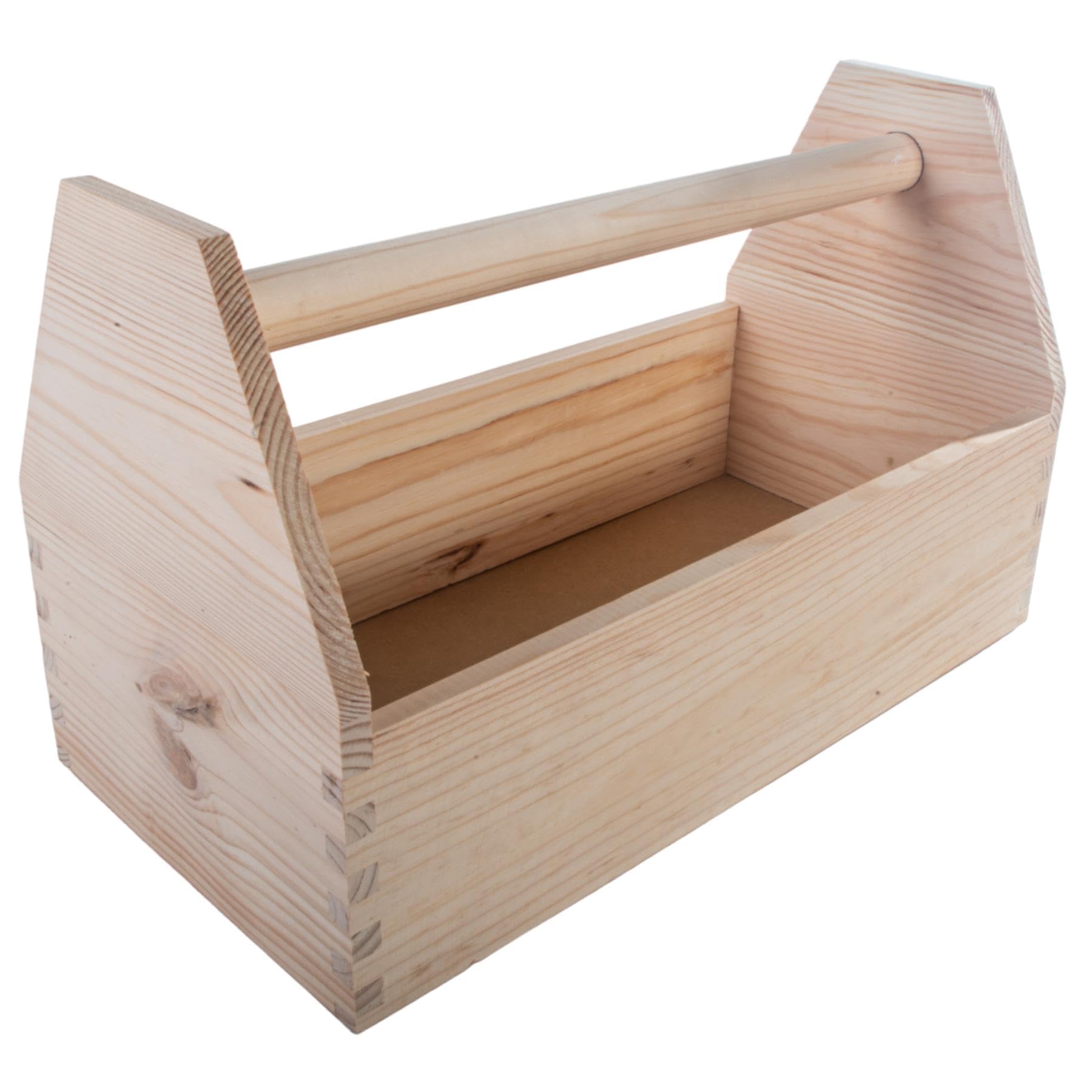 Plain Wooden Vegetable Box Solid Versatile Garden Trug Crate Basket Holder