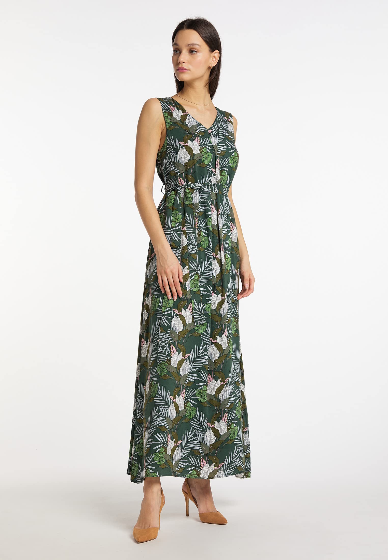 IMANE Robe Maxi Femme