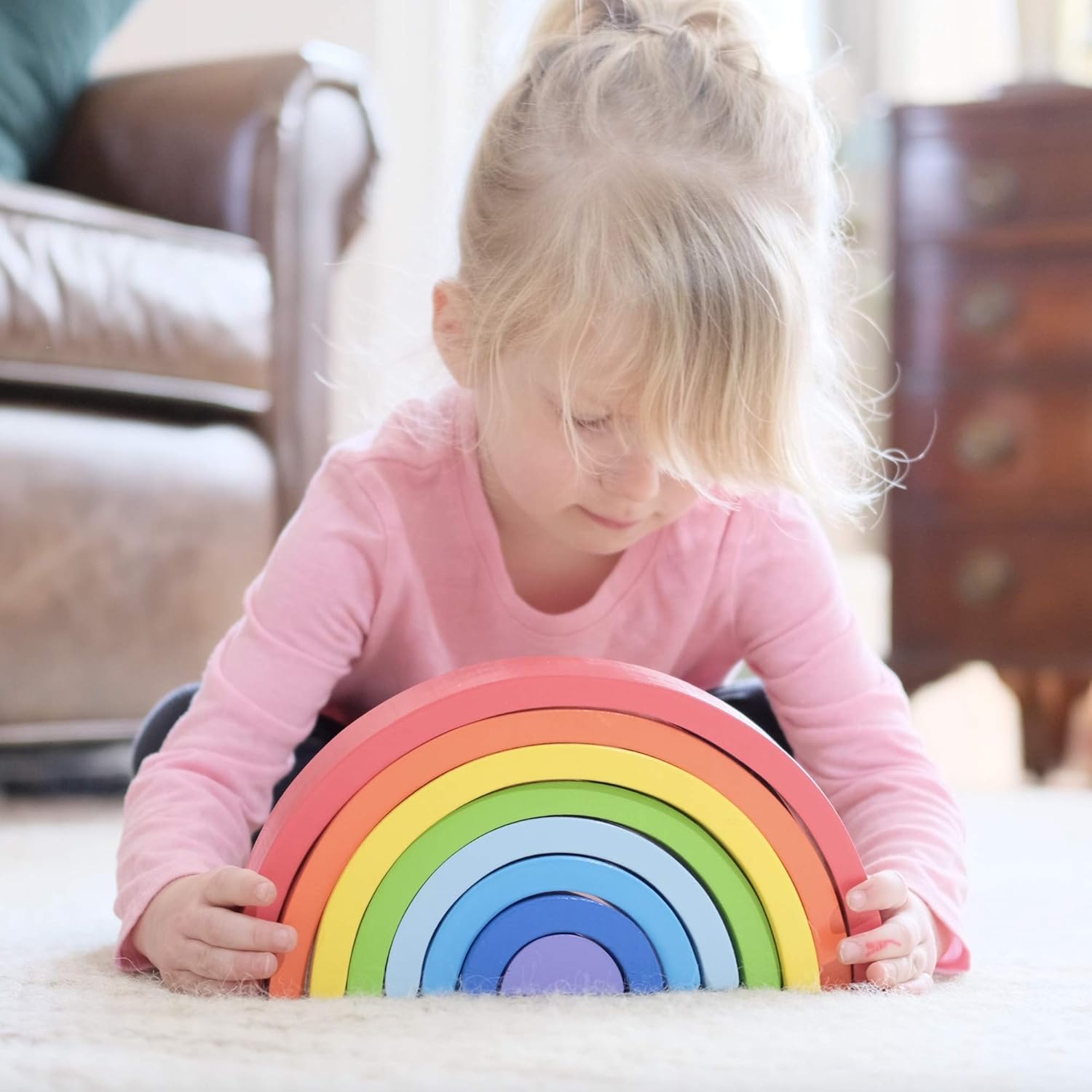 Fat Brain Toys FBT Rainbow Stacker image 2