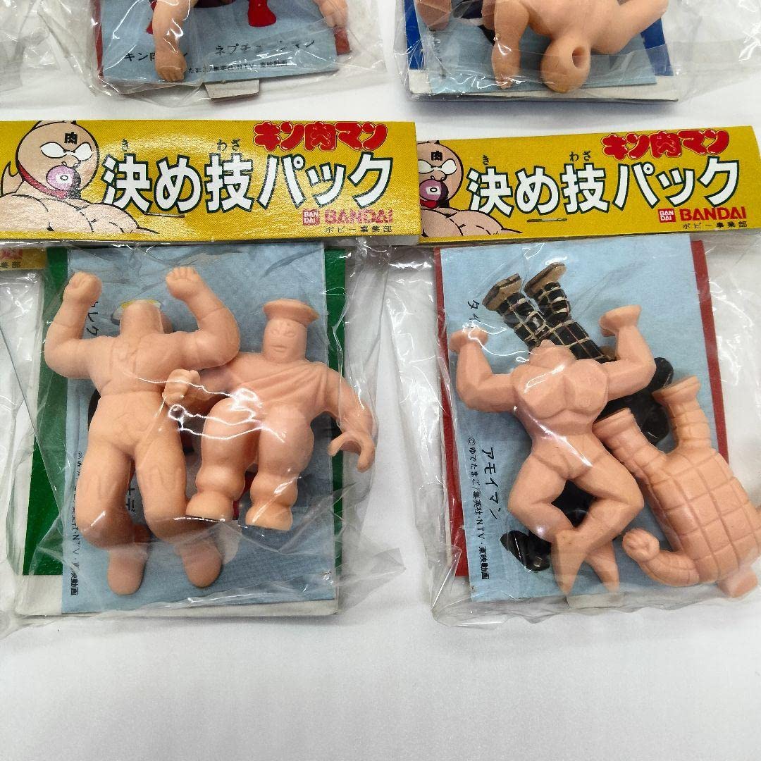 キン肉マンデカケシ　技ケシ8セット＋1体 Amazon.co.jp: バンダイ キン肉マン デカ消し 決め技パック 8点セット