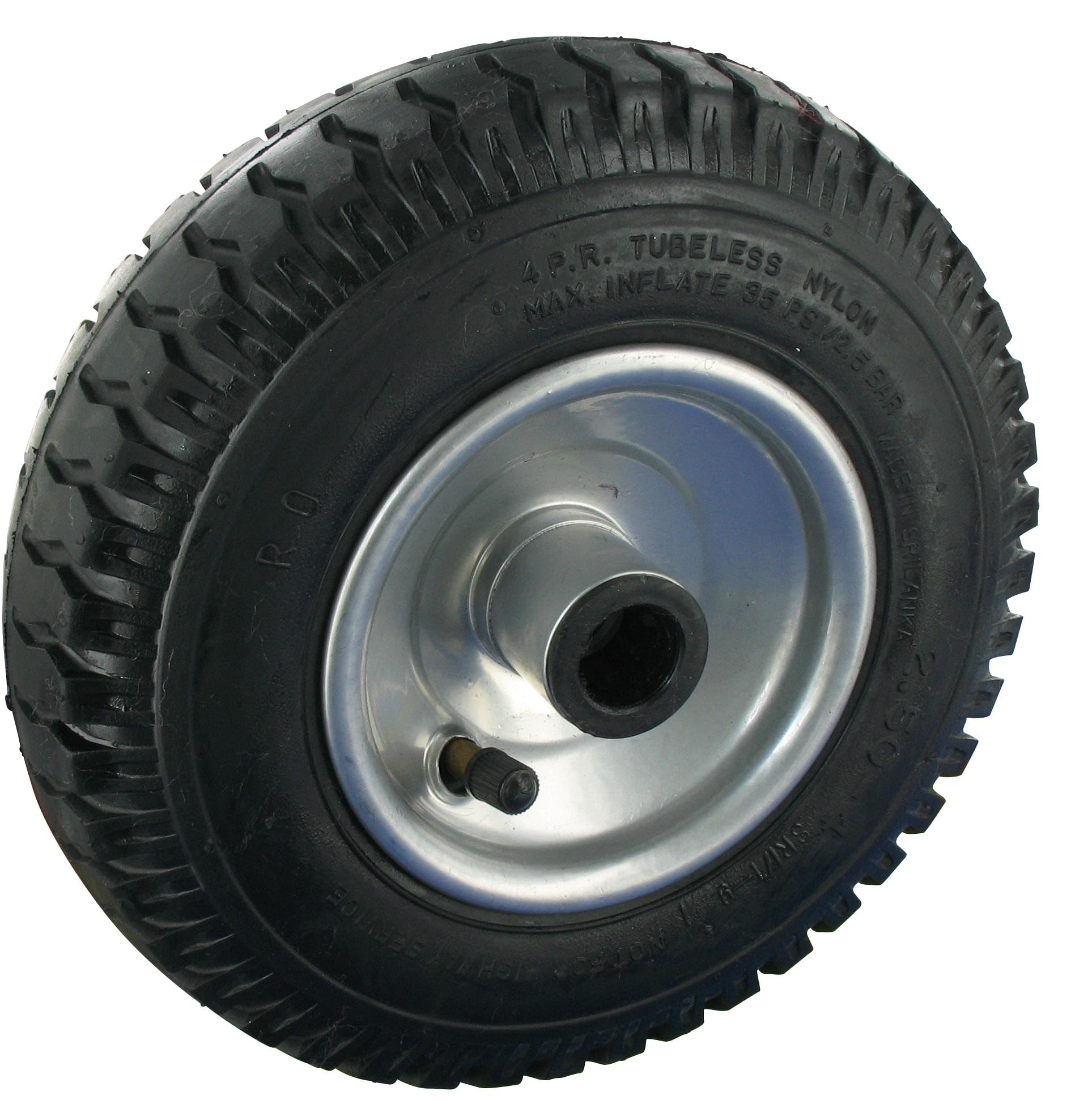 Rollentechnik Rollentechnik Bockrolle Rad Luftreifen Ø300x100 mit Rollenlager & Anschraubplatte Bauhöhe 408mm Tragfähigkeit 200 kg
