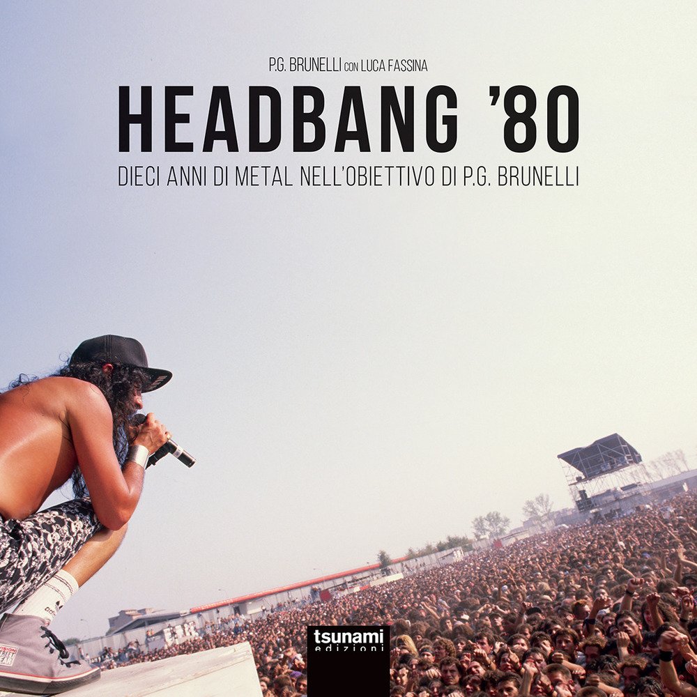 Livre photo Headbang '80 metal P.G. Brunelli un ouvrage d'art de collection