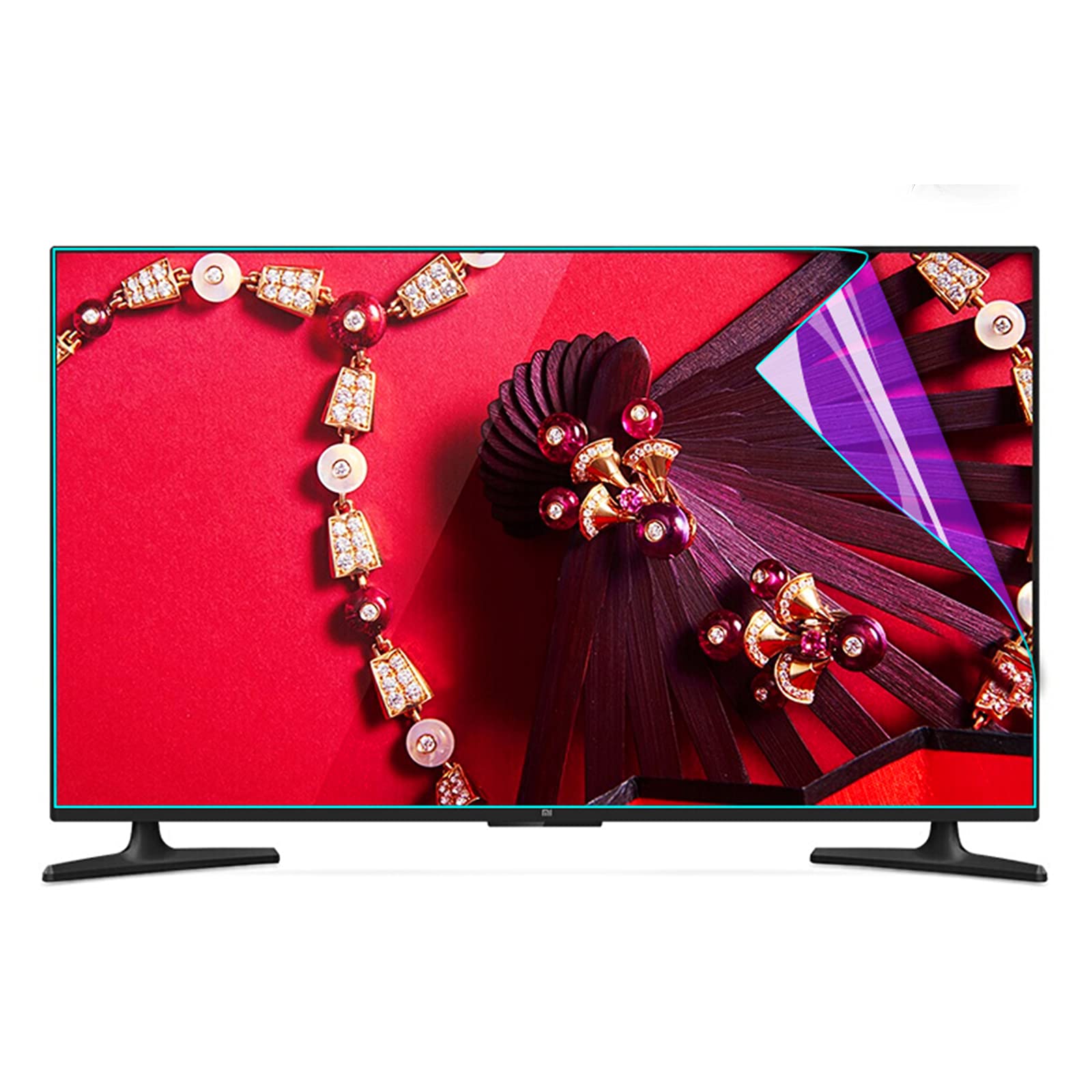 Folia ochronna na ekran TV - ochrona przed oślepianiem dla ekranu 32-185 cm, folia chroniąca przed niebieskim światłem, 1084 * 610