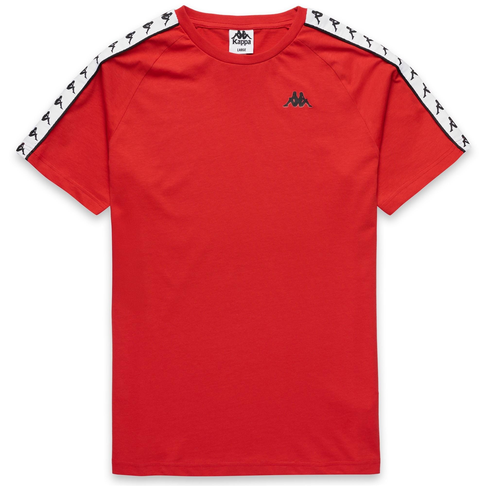 Kappa - T Shirt Shirt, Men, Red, Cotton, Sporty, 222 Banda Coen Slim, Size: 2XL