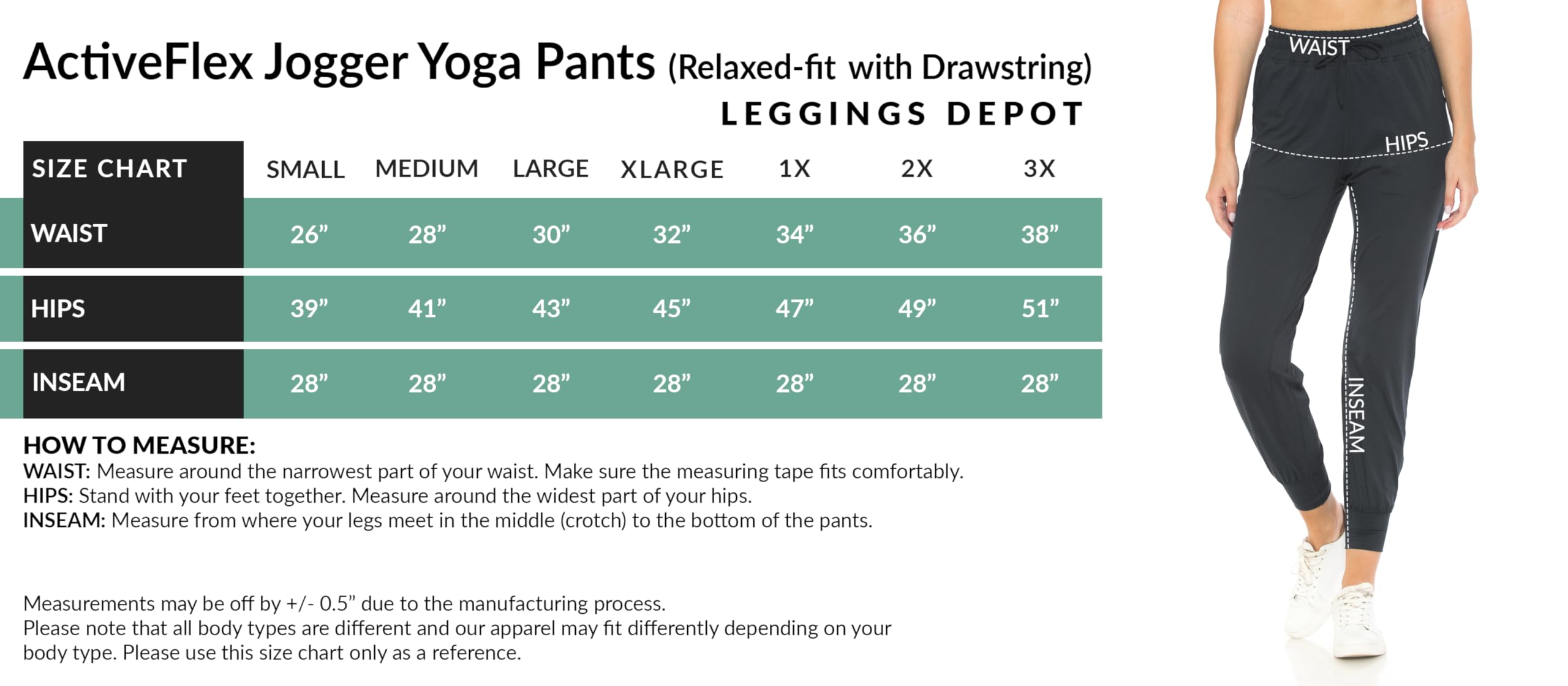 Leggings Depot ActiveFlex Damskie spodnie dresowe typu jogger do jogi, z kieszeniami, czarny kamuflaż, S