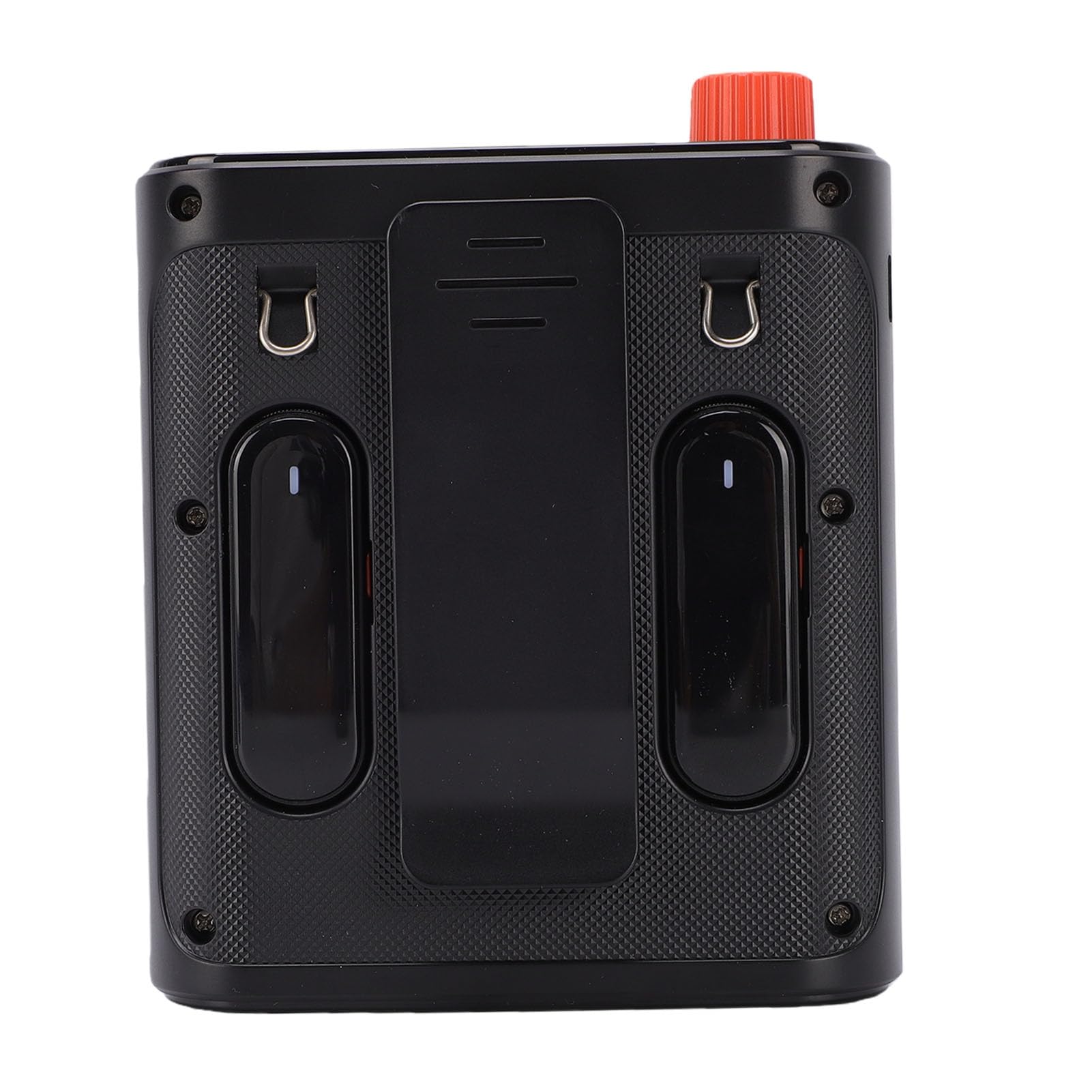 Amplificatore Vocale, Chip di Riduzione del Rumore Amplificatore Vocale Wireless da 30 M Microfono da Bavero Bluetooth, Altoparlante da 76 Mm con 2 Microfoni Lavalier per Insegnanti Riunioni