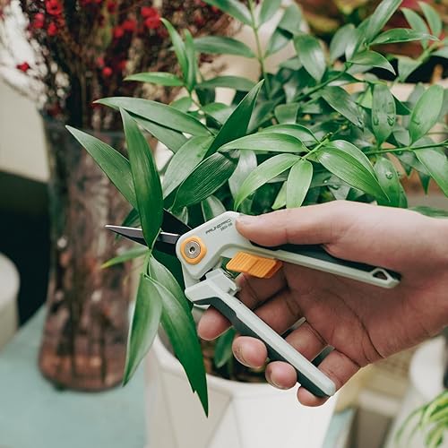 Miniatura 9 de PrunePro Tijeras de jardín Tijeras de podar afiladas de acero inoxidable antiadherente con revestimiento de teflón para cortes precisos, cortadores