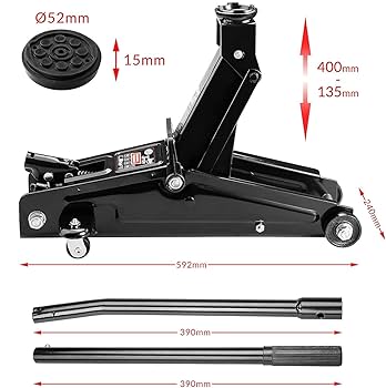 Autojack Trolley Jack 2.5 Ton Tonne Low Profile Entry Heavy Duty Rocket Lift